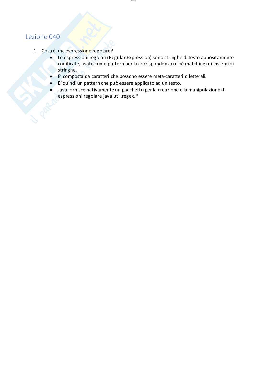 Paniere con risposte aperte - Algoritmi e strutture dati (2023/2024) Pag. 46