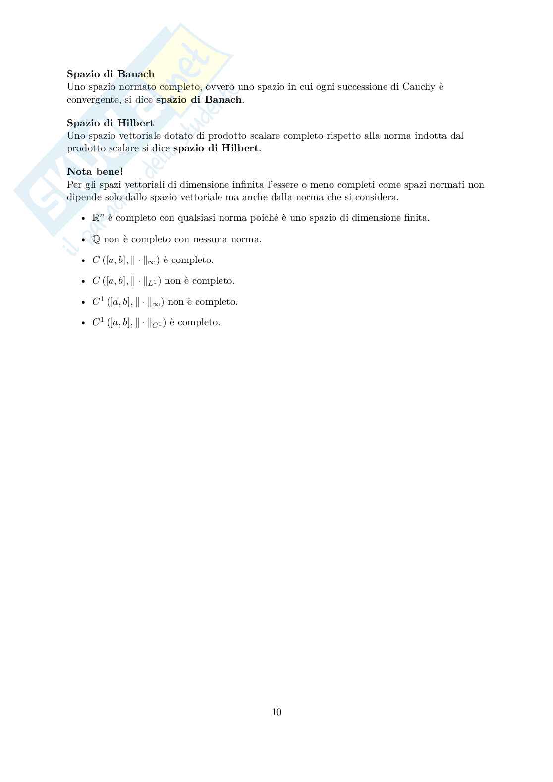 Appunti di Analisi matematica II Pag. 11
