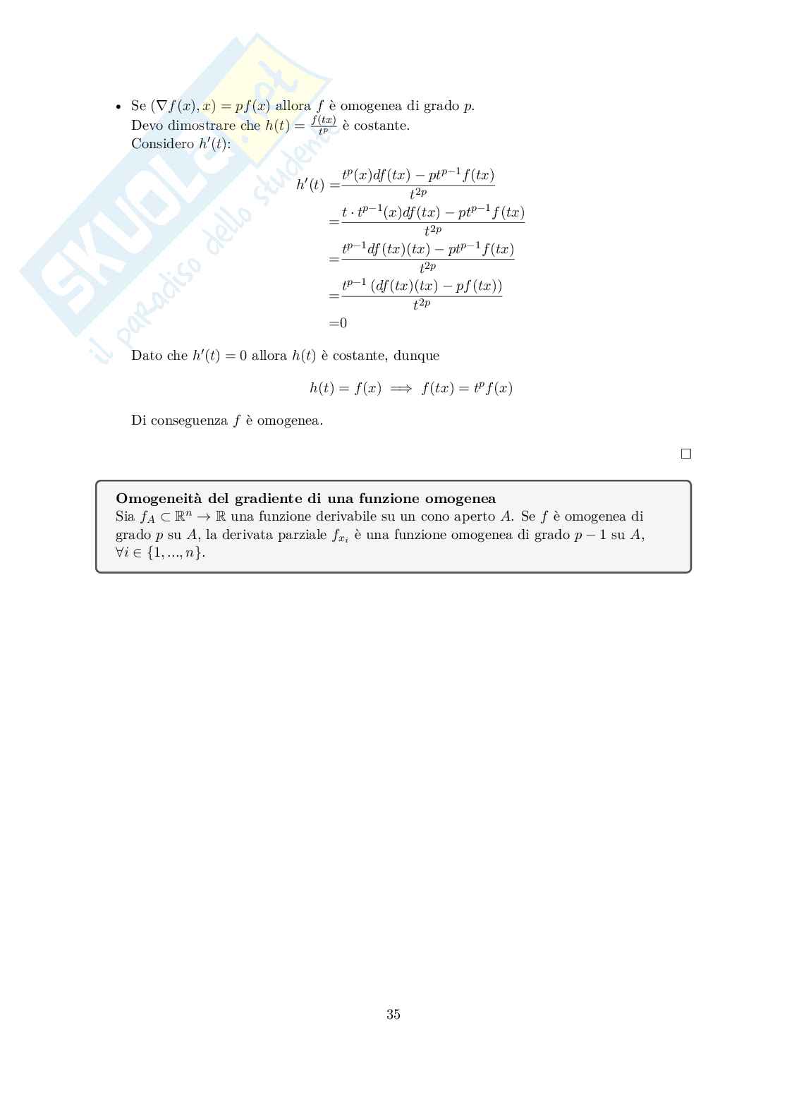 Appunti di Analisi matematica II Pag. 36
