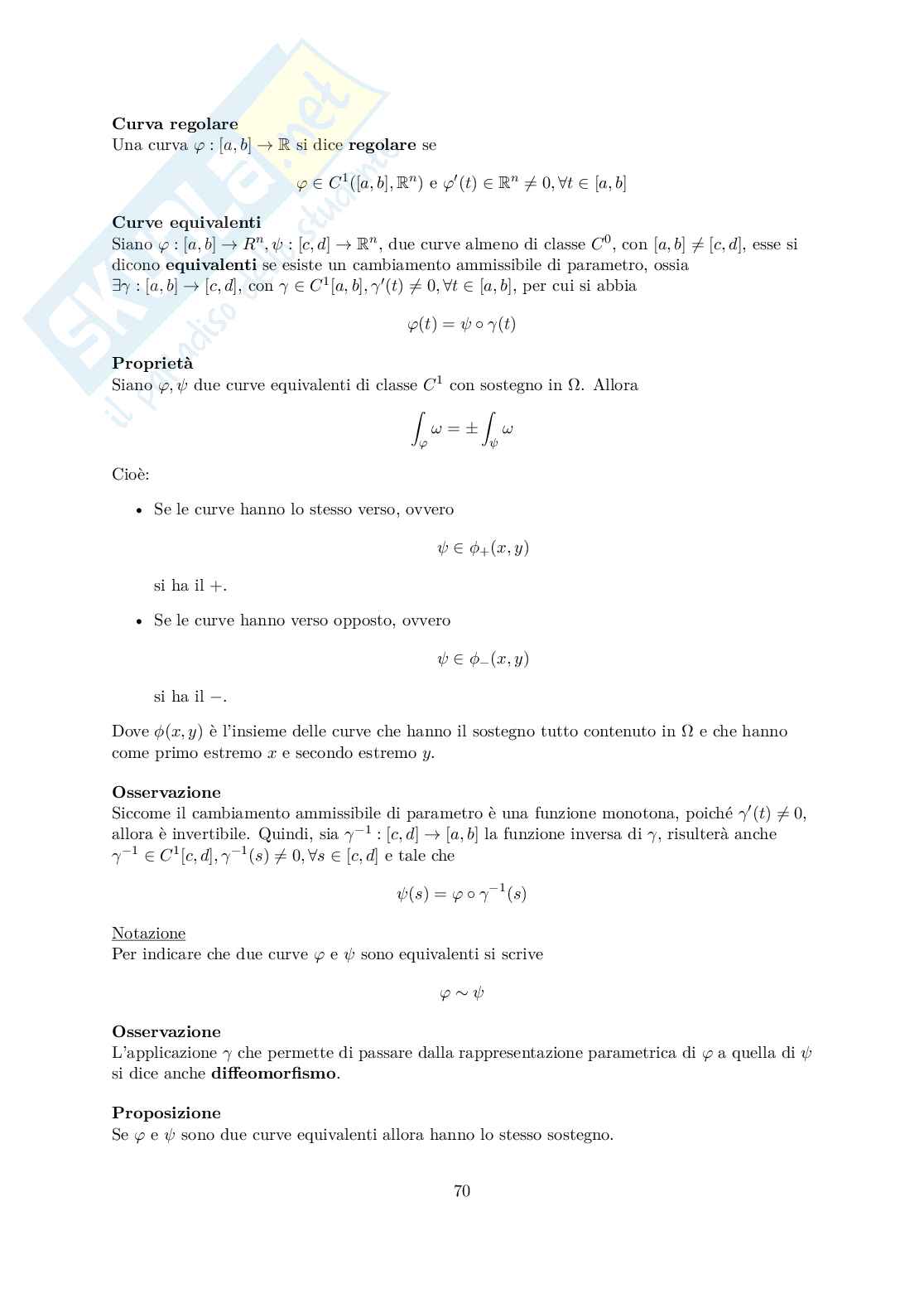 Appunti di Analisi matematica II Pag. 71