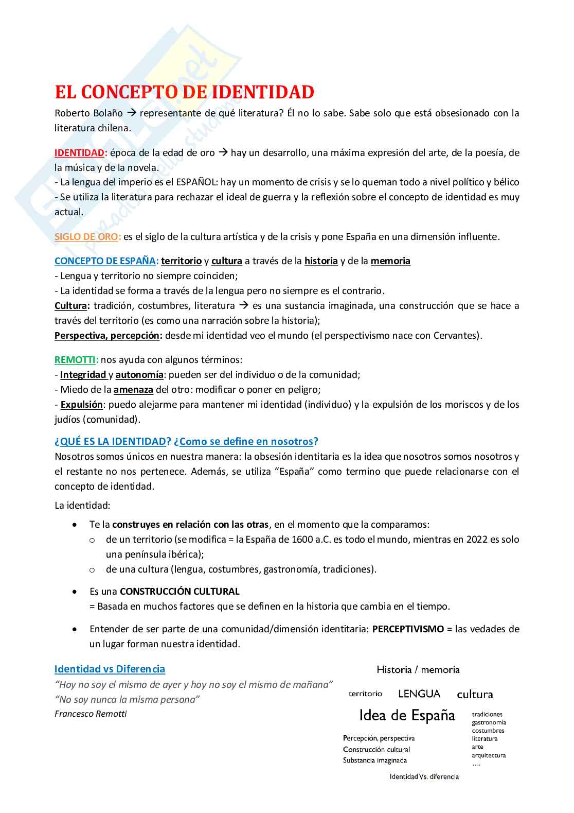 Cultura e letteratura spagnola Pag. 1