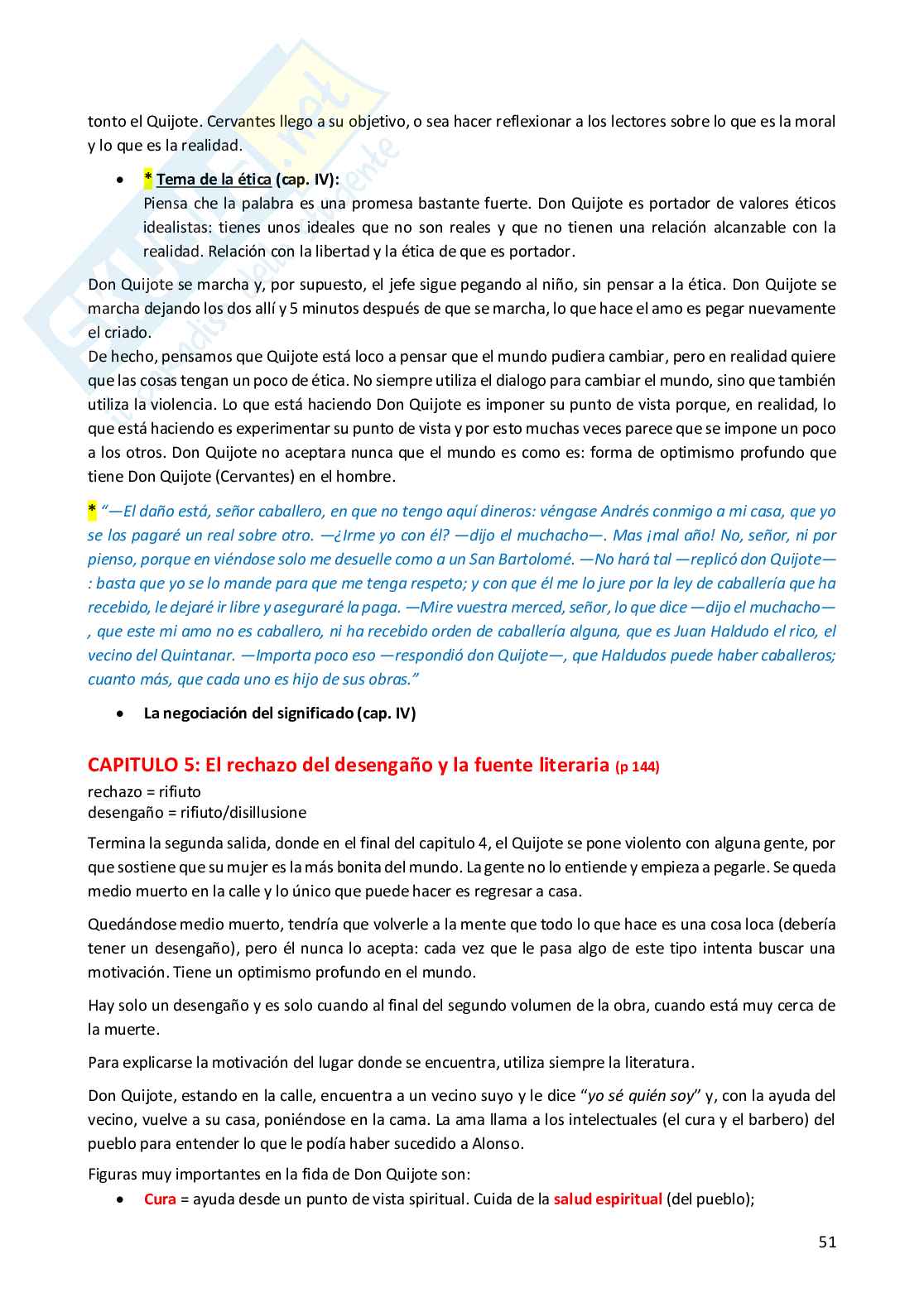 Cultura e letteratura spagnola Pag. 51