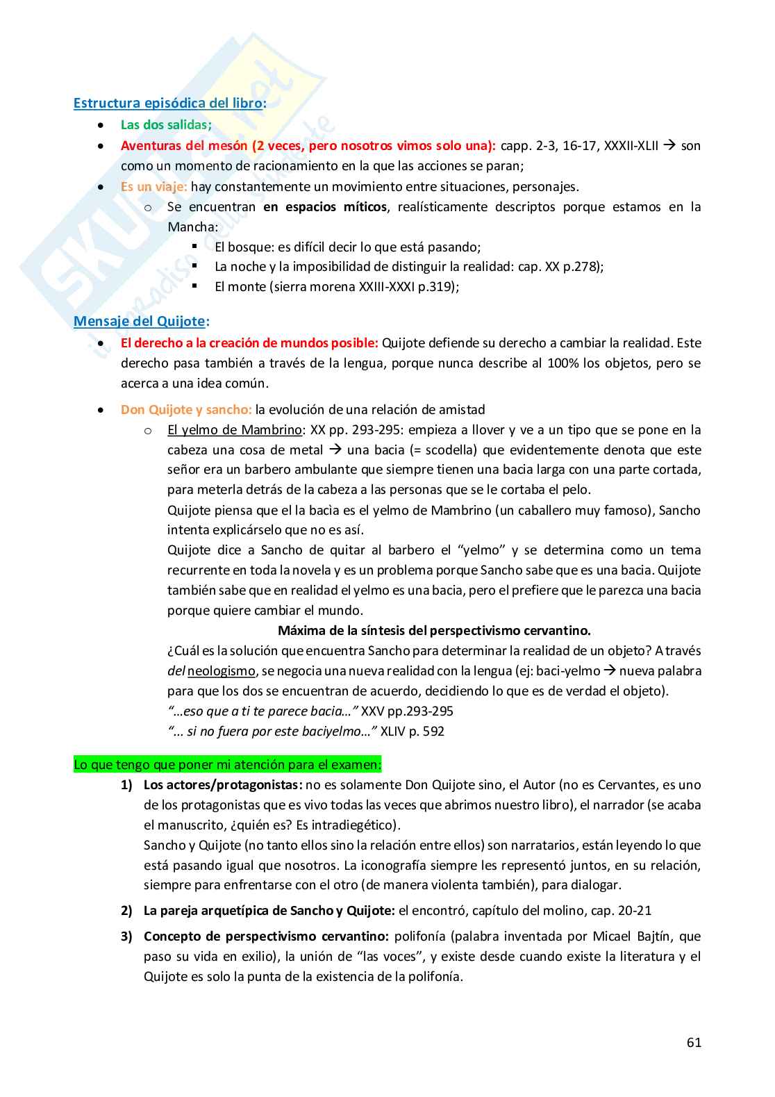 Cultura e letteratura spagnola Pag. 61