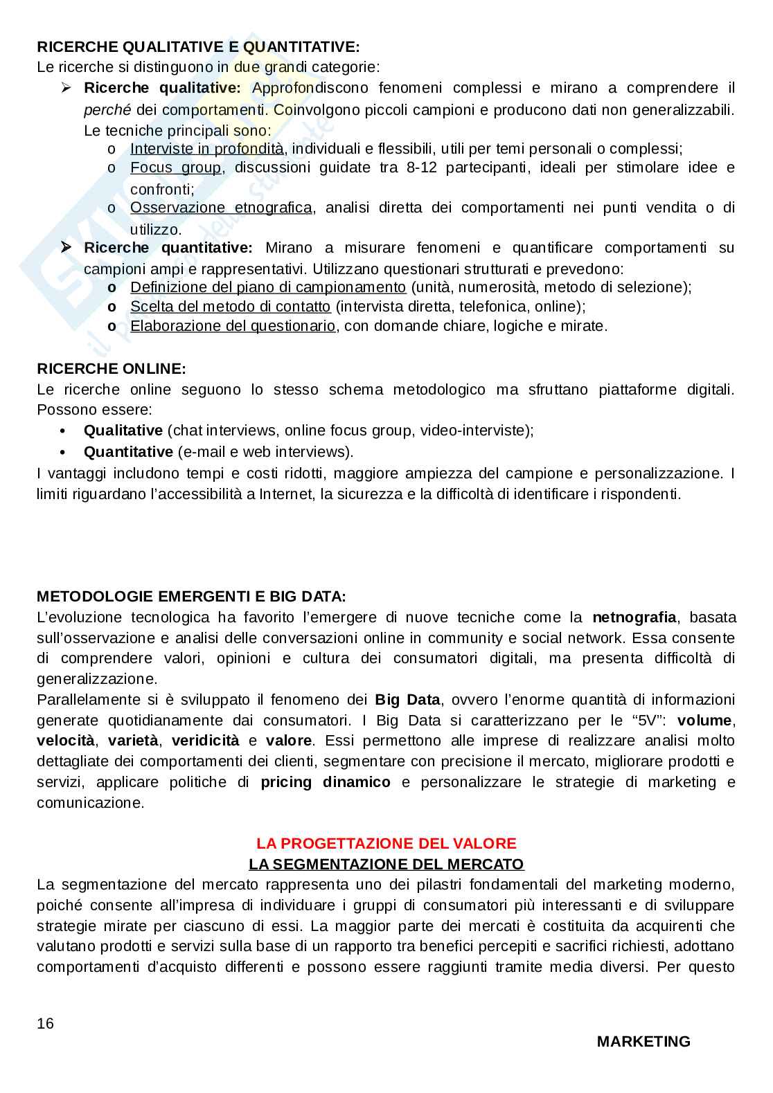 Marketing - Appunti Pag. 16