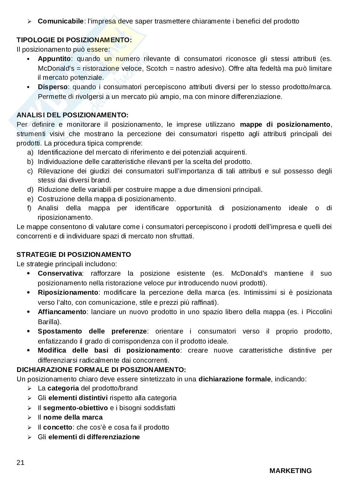 Marketing - Appunti Pag. 21