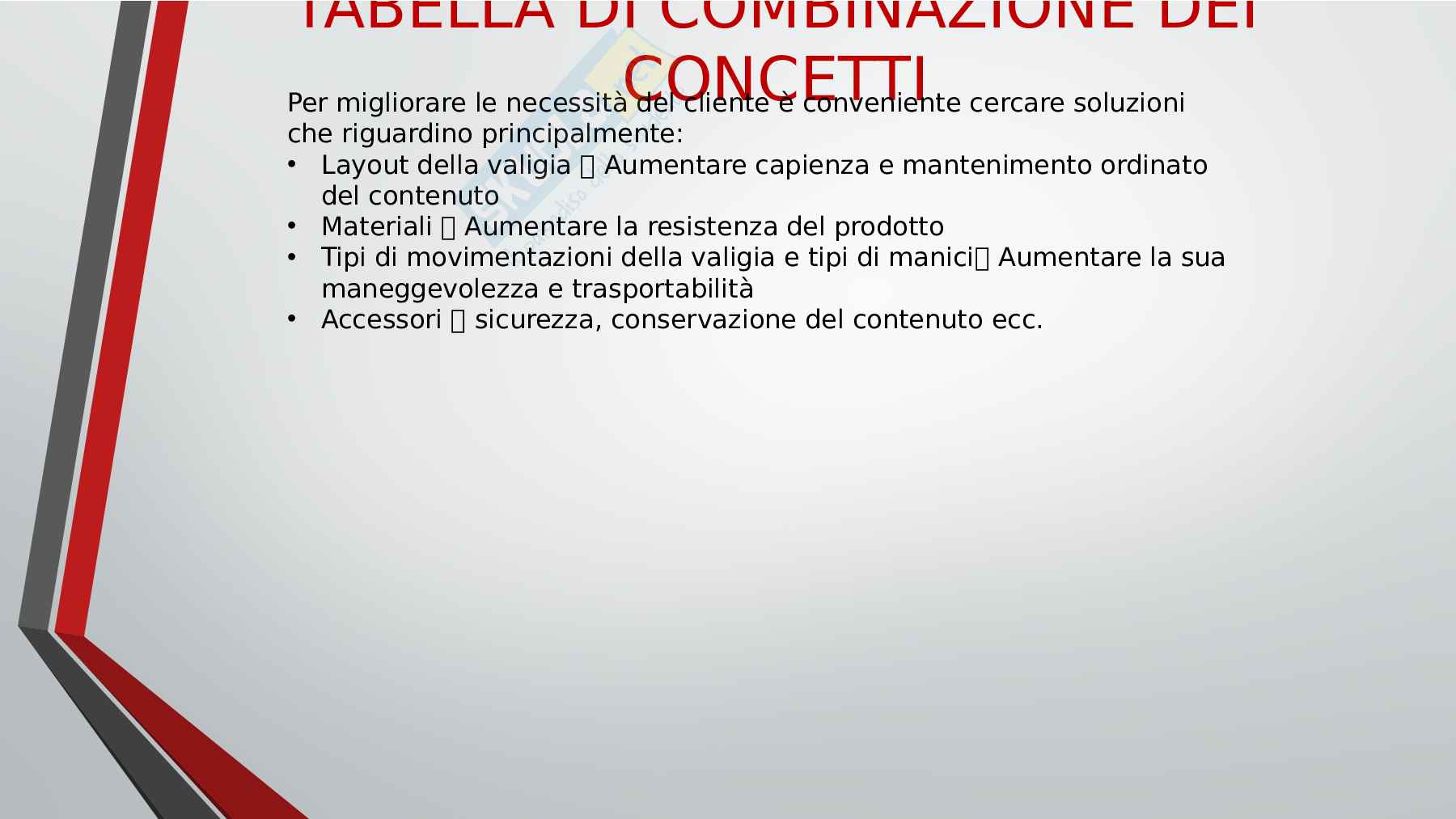 Progettazione valigia Pag. 31