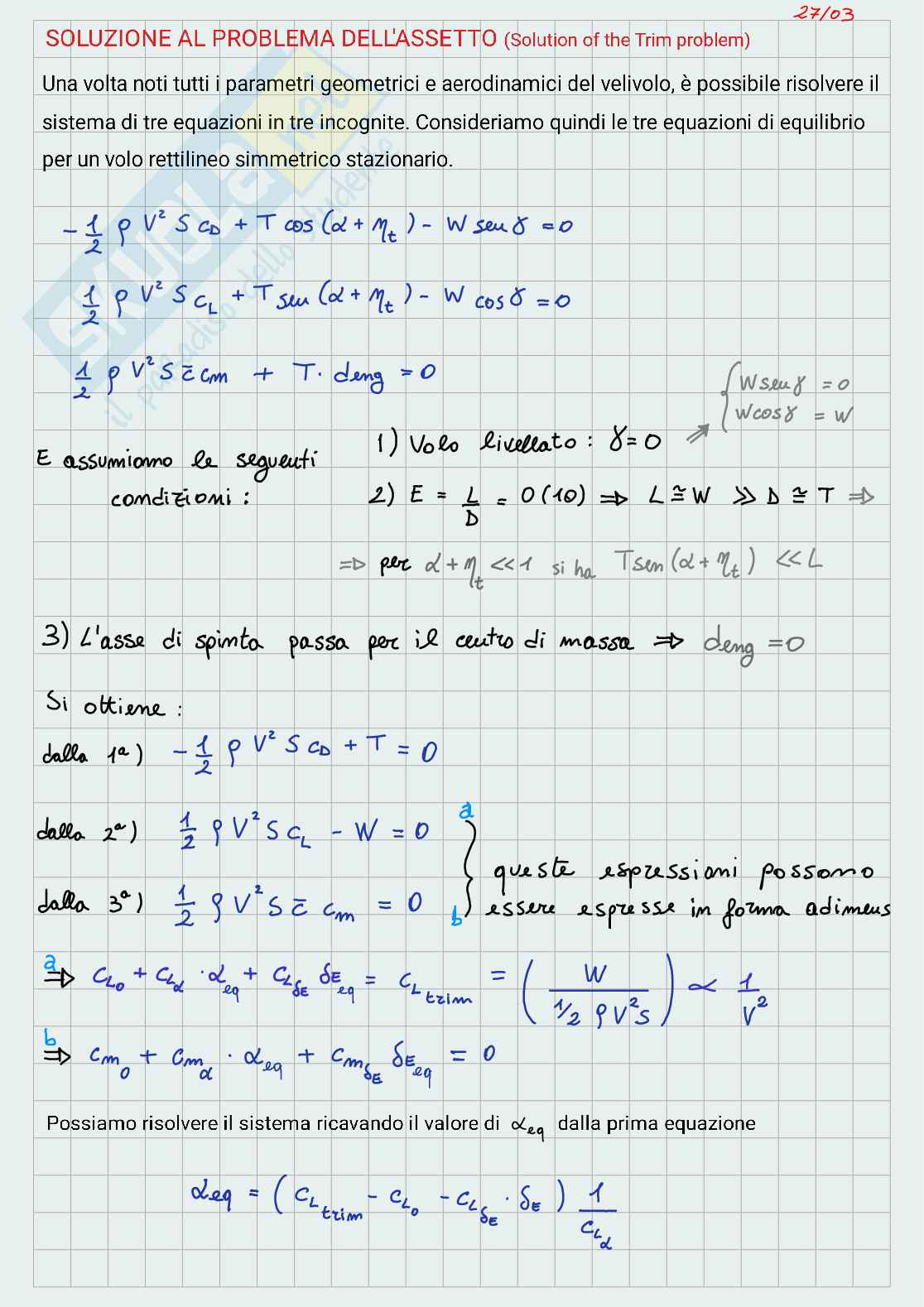 Appunti di Atmospheric and space flight dynamics - 2 Pag. 11