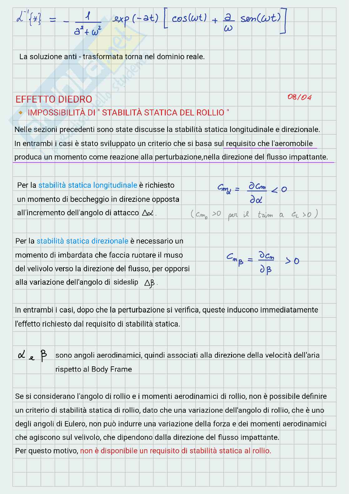 Appunti di Atmospheric and space flight dynamics - 2 Pag. 46