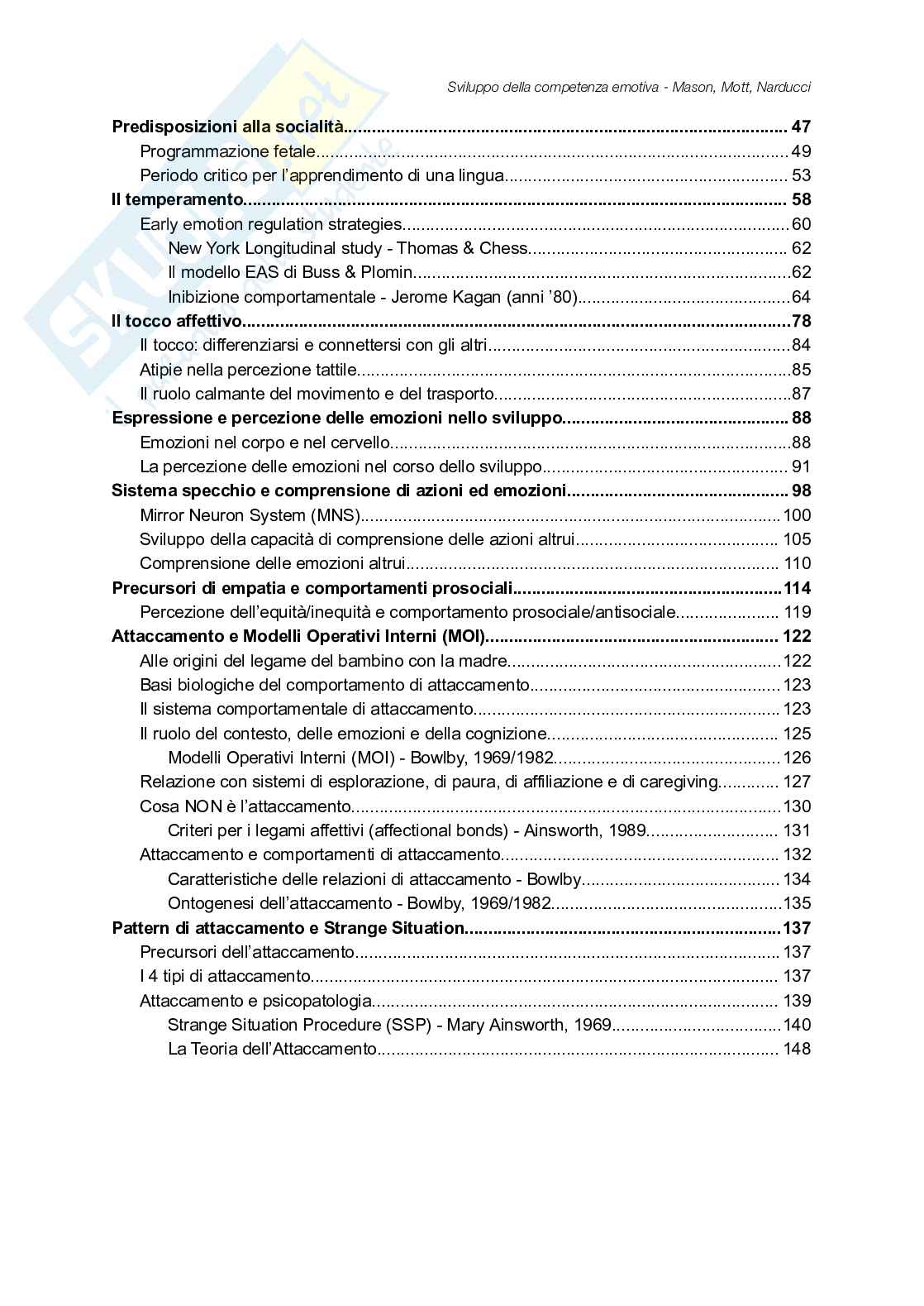 Appunti completi Sviluppo della competenza emotiva  Pag. 2