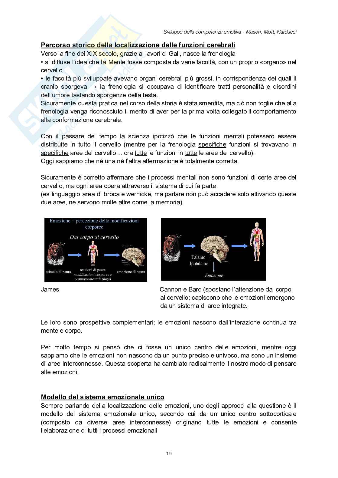 Appunti completi Sviluppo della competenza emotiva  Pag. 21