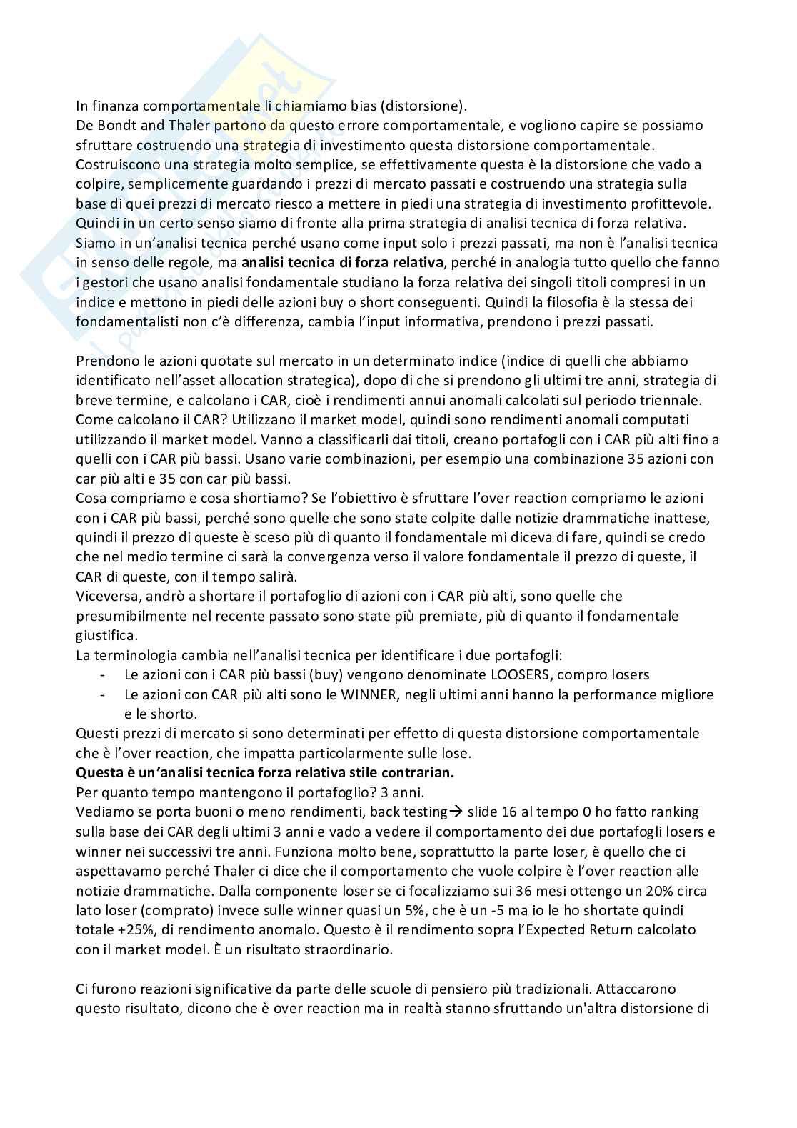 Gestione del portafogli: tutte le lezioni Pag. 36