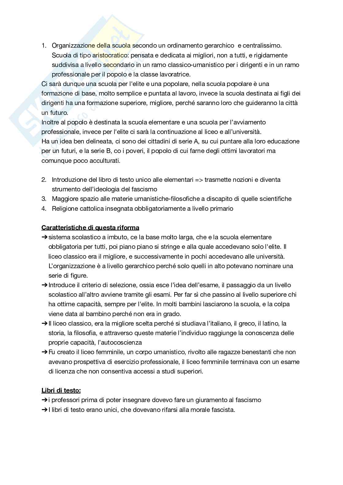 Storia della pedagogia del 900 Pag. 11