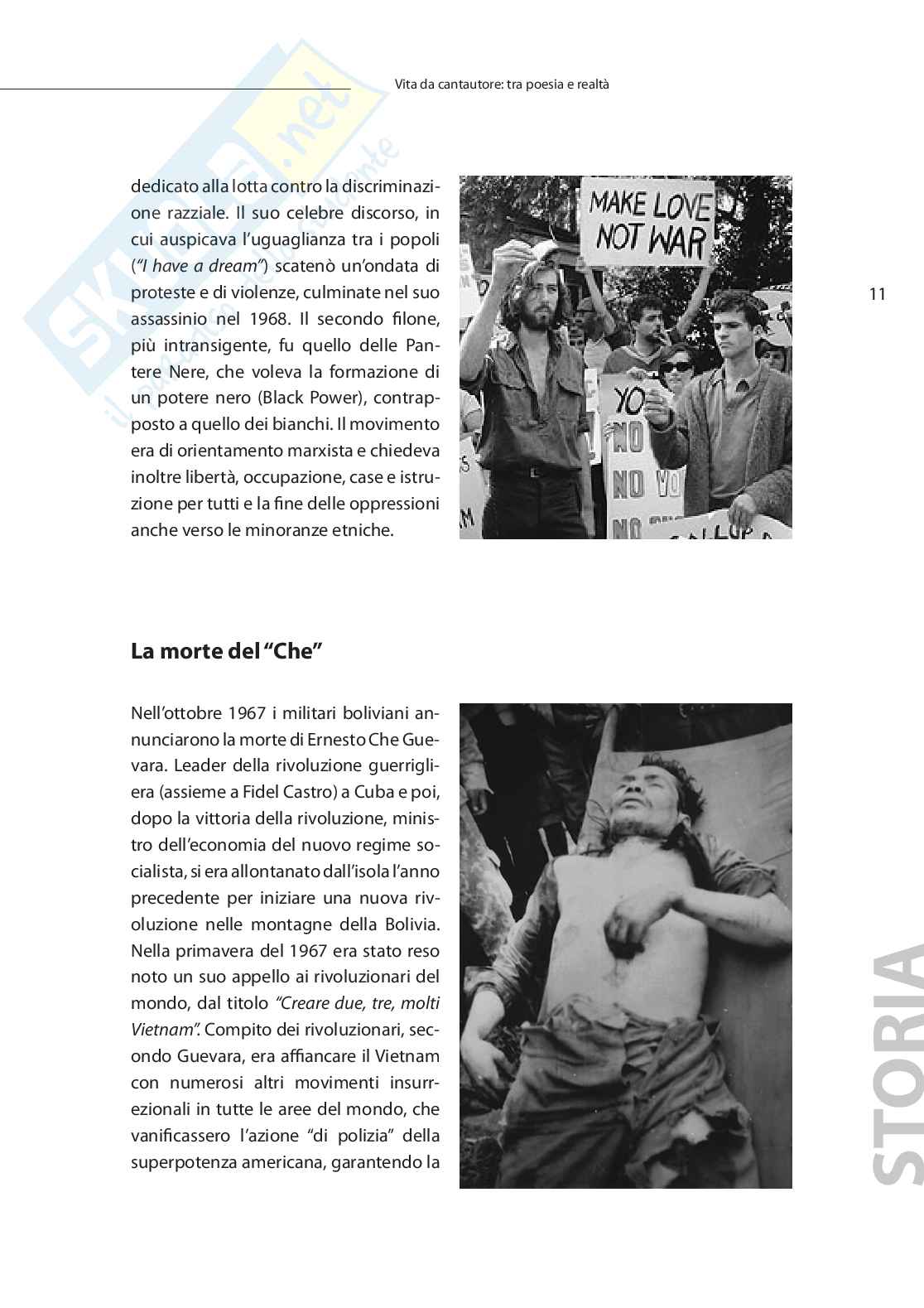 Vita da cantautore: tra poesia e realtà Pag. 11