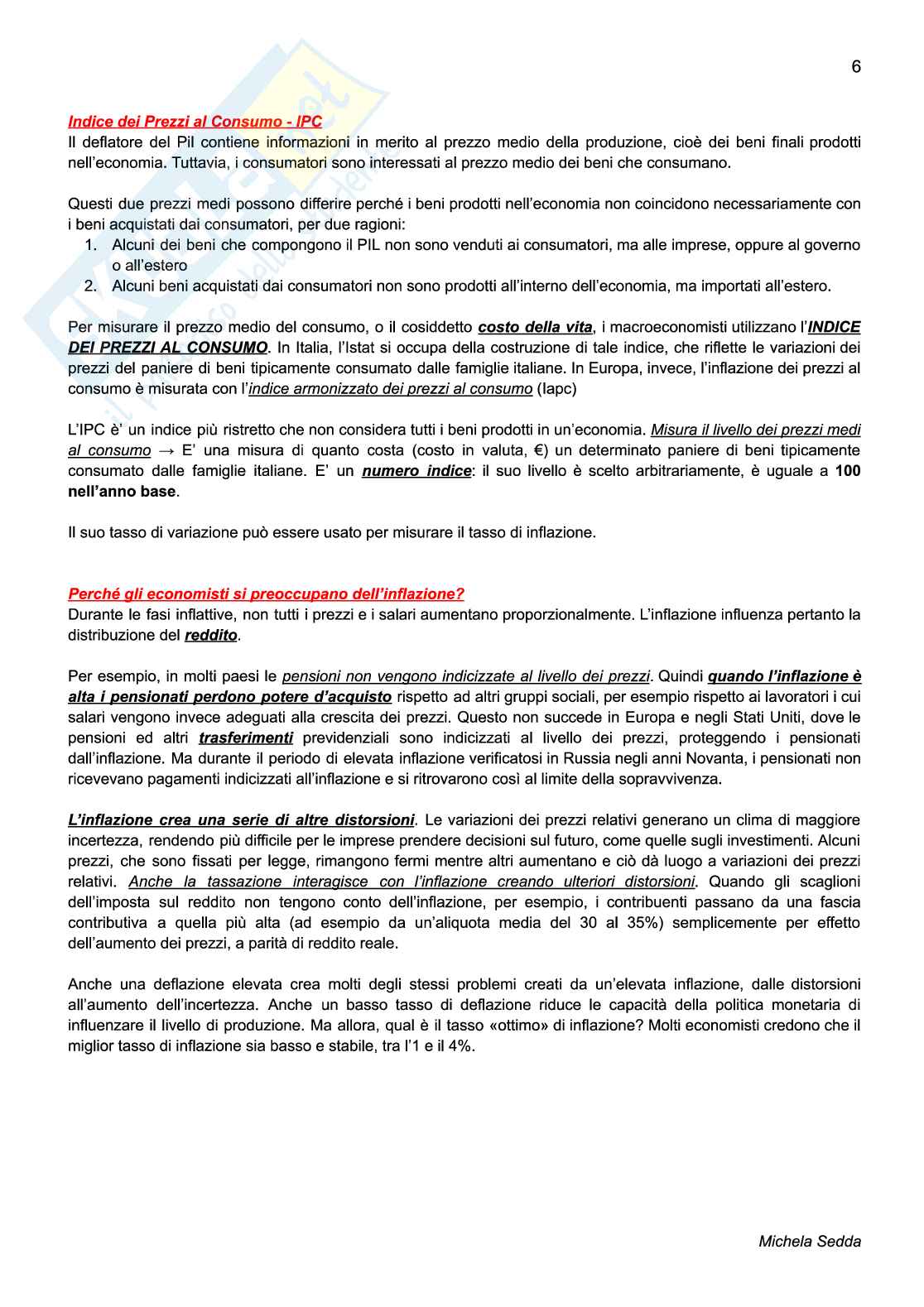 Macroeconomia - parte 1  Pag. 6