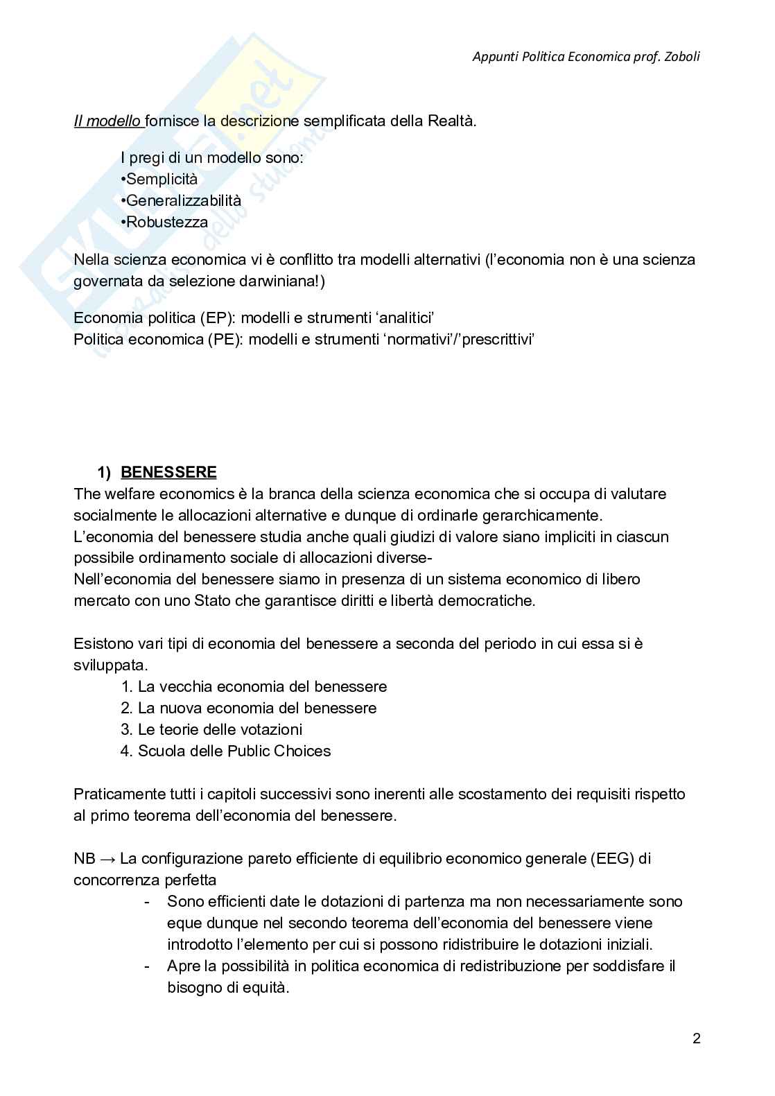 Politica economica Pag. 2