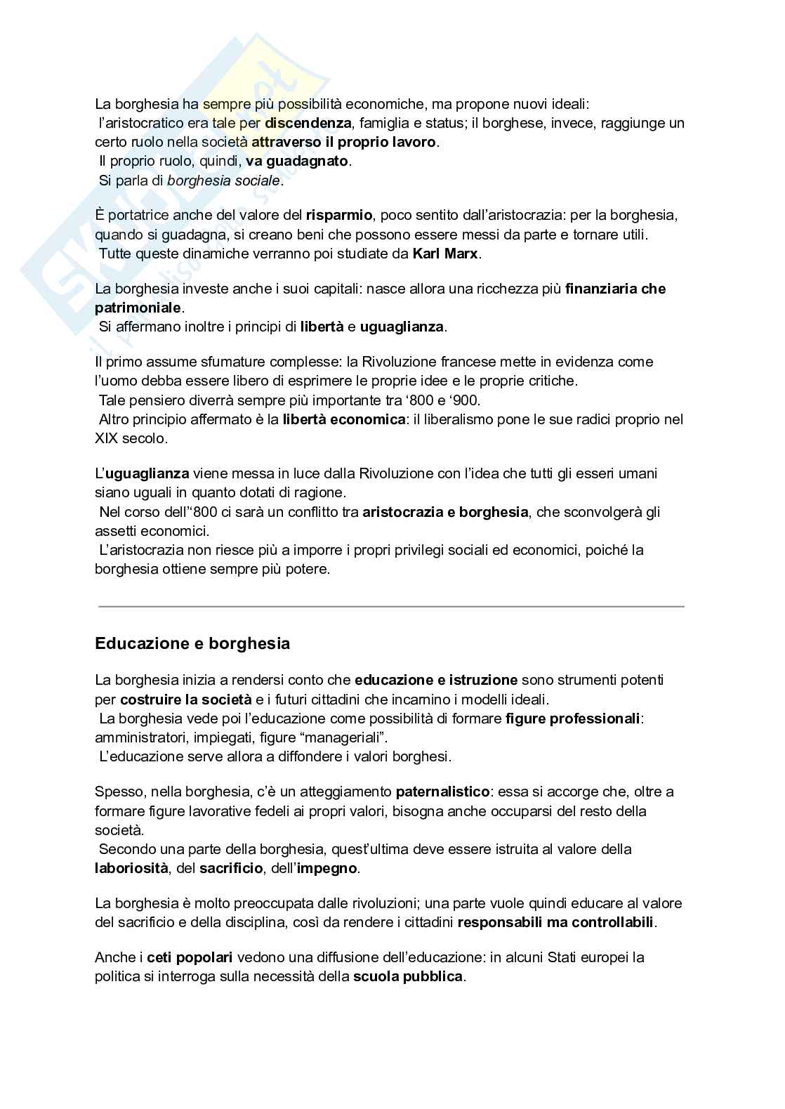 Riassunto esame Storia della pedagogia, Prof. Seveso Gabriella, libro consigliato Storia dell’educazione e delle pedagogie , Santamaita  Pag. 51