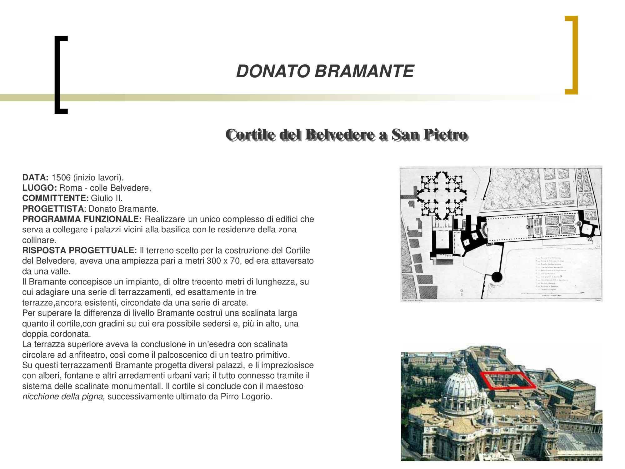 Storia dell'architettura - Cinquecento Pag. 26
