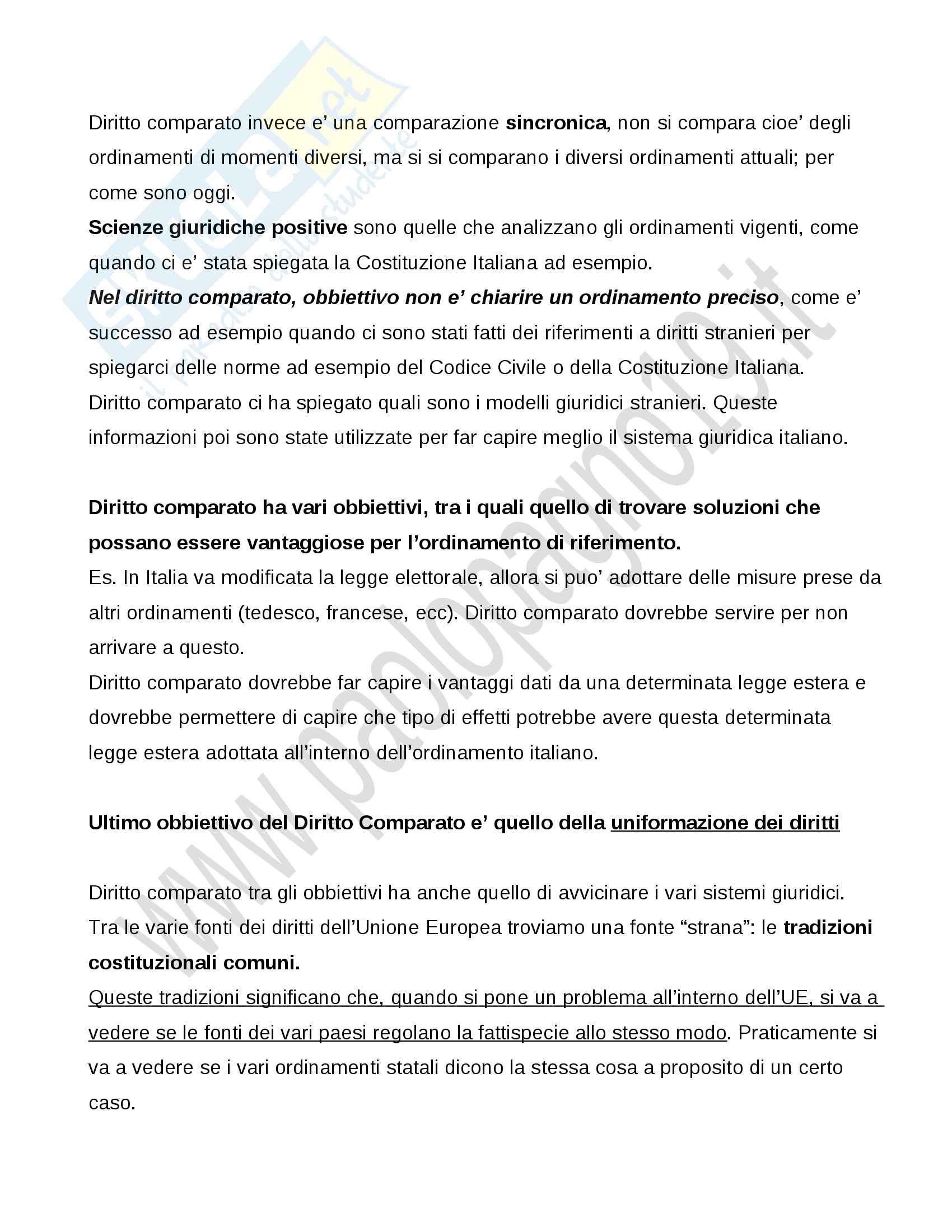 Diritto comparato Pag. 6