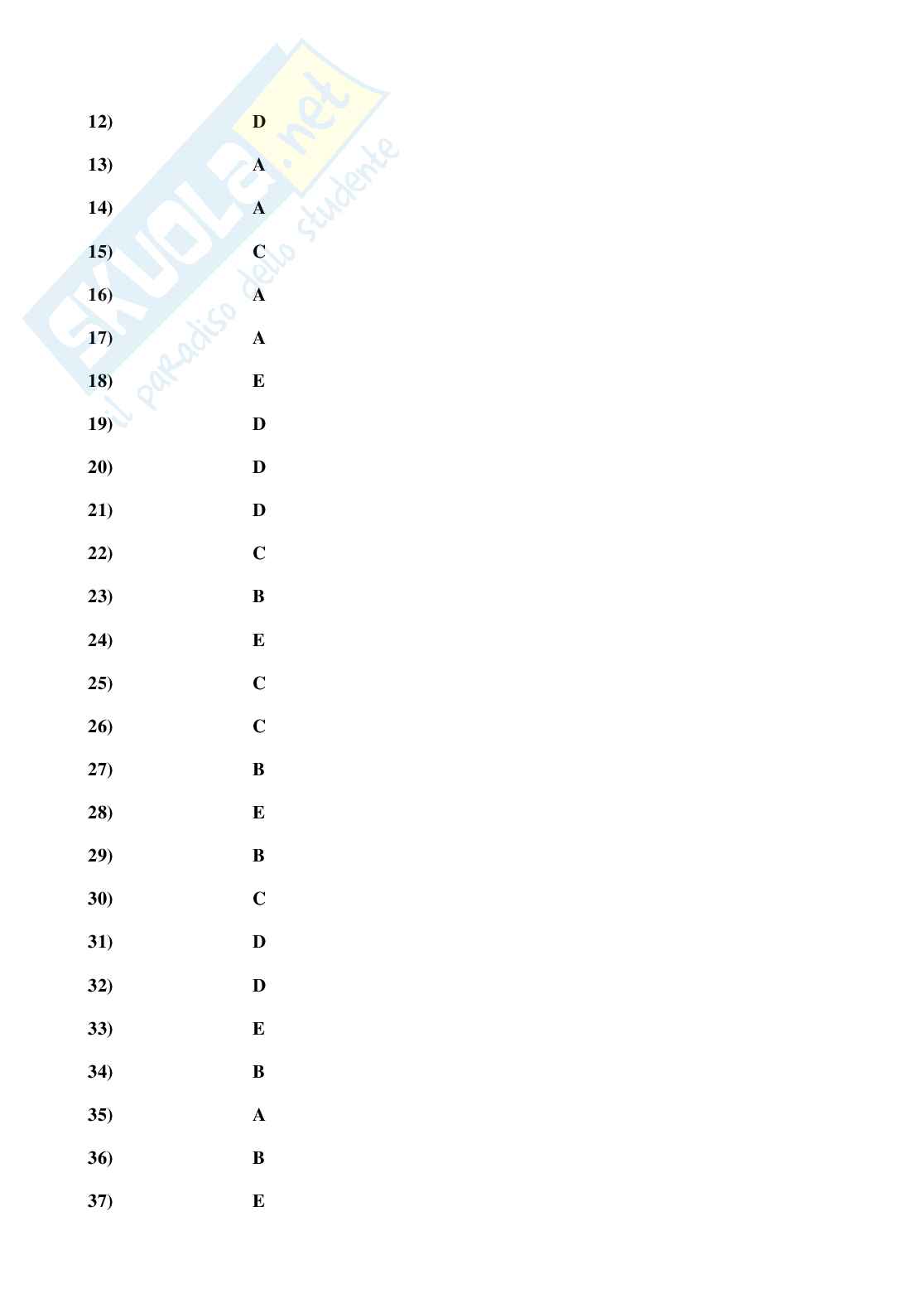 1999 Odontoiatria: test di ammissione Pag. 26