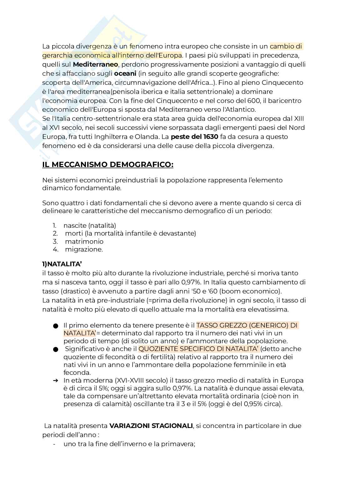 Storia economica Pag. 2