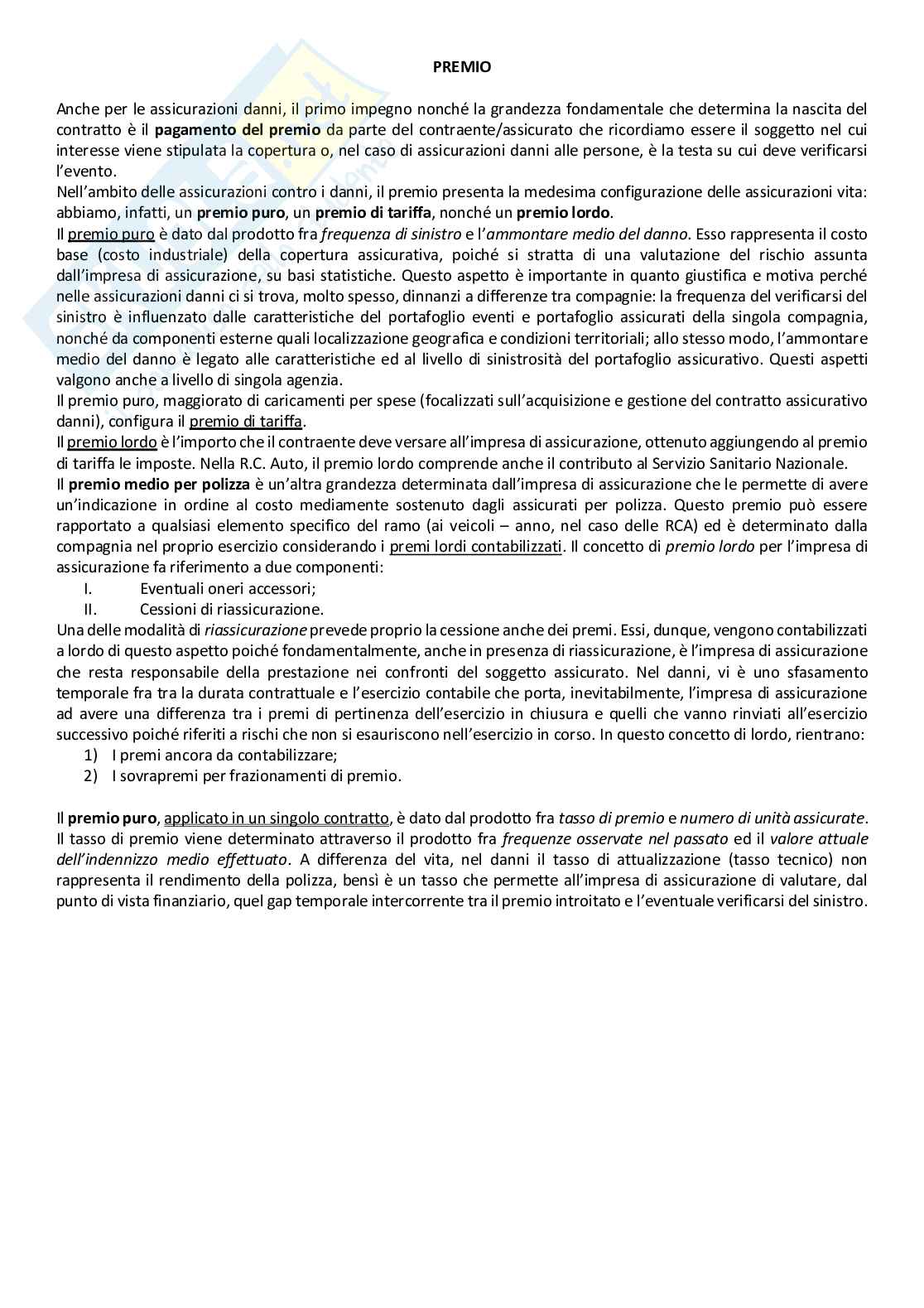 Appunti di Economia delle aziende di assicurazione - Ramo danni Pag. 6