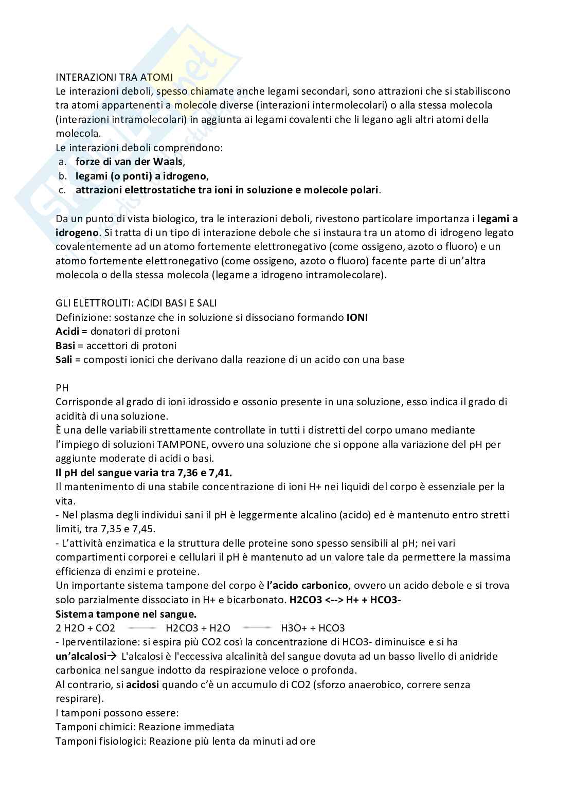 Appunti di Fisiologia Pag. 2