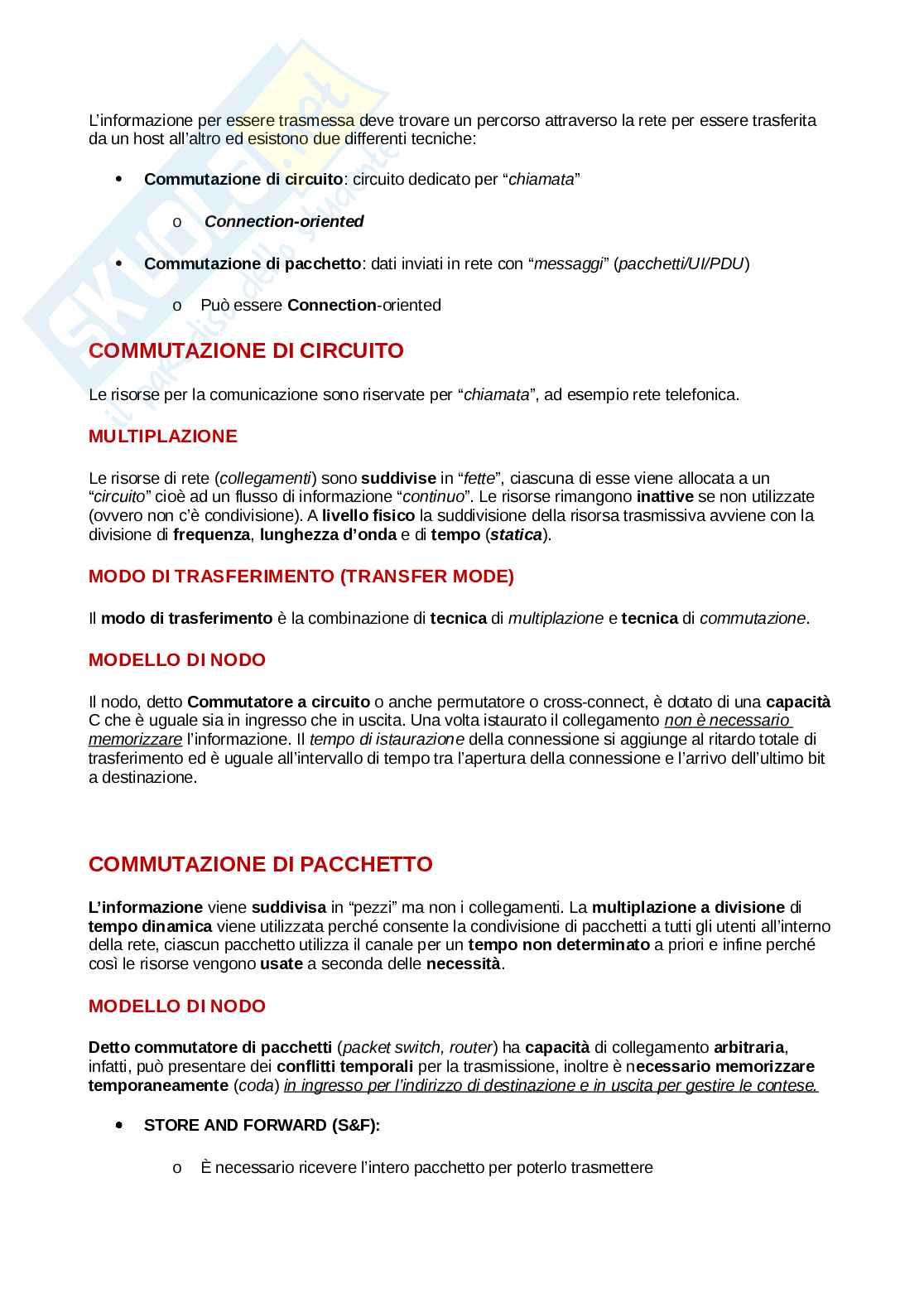 Livello fisico e applicativo Pag. 6