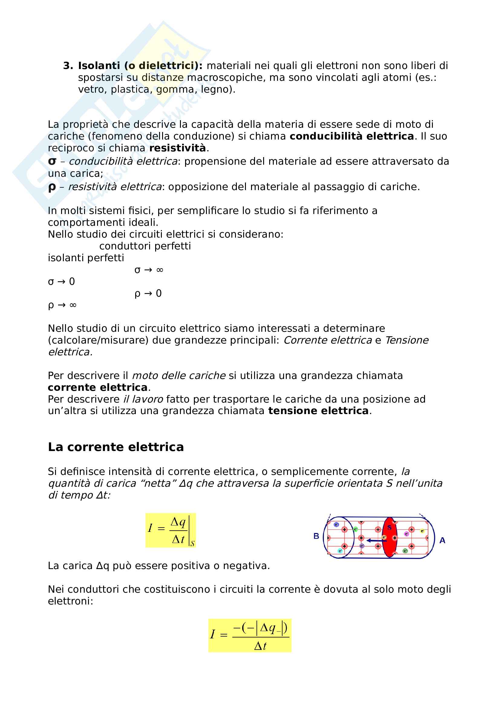 Appunti di Elettrotecnica I Pag. 2