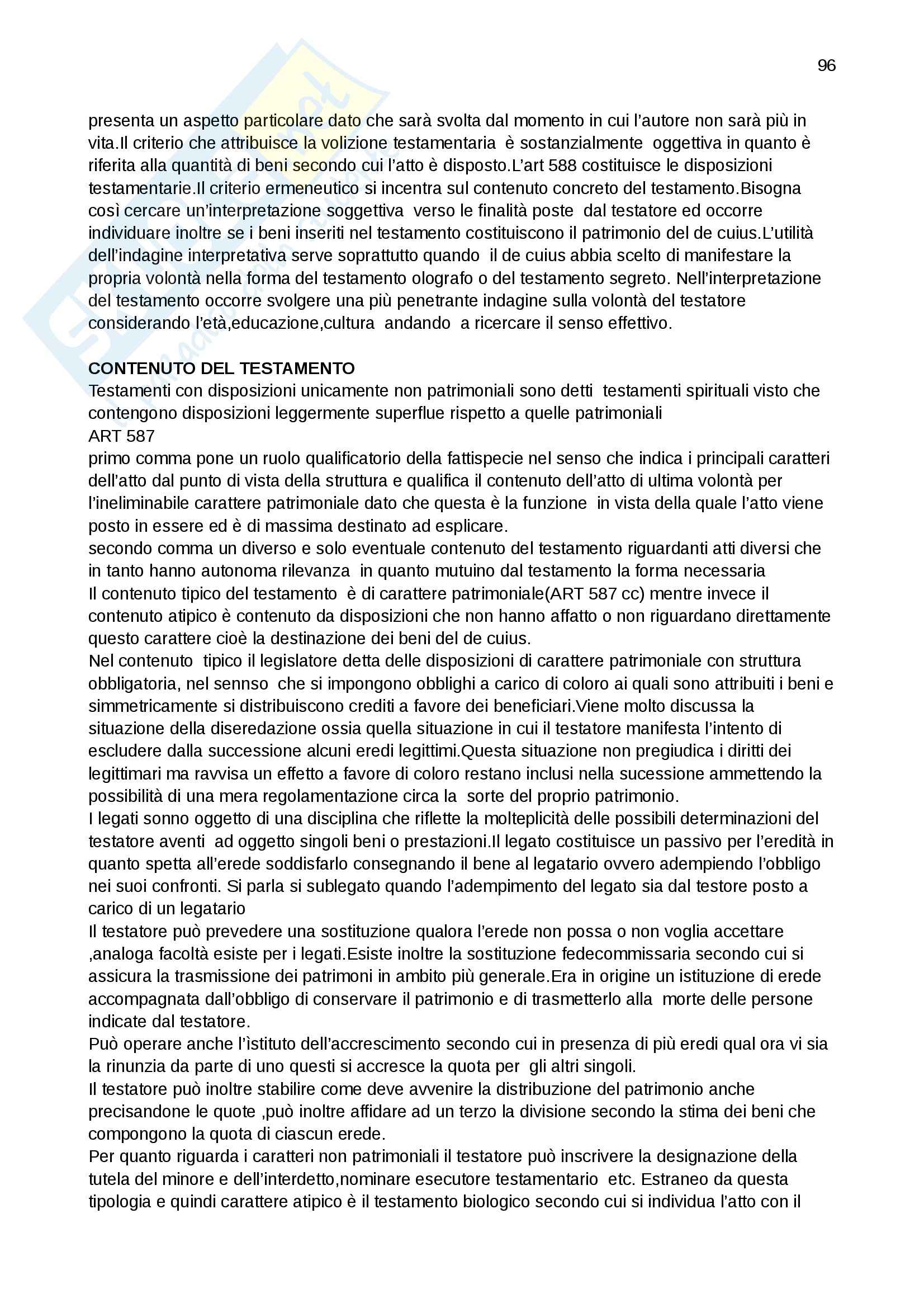 Nozioni: Appunti di Diritto privato Pag. 96