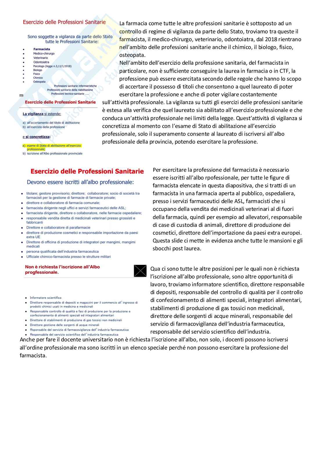 Tecnologia, socioeconomia e legislazione farmaceutiche 1 - parte 6 Pag. 11