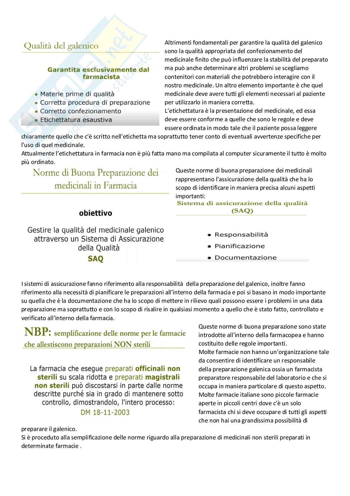Tecnologia, socioeconomia e legislazione farmaceutiche 1 - parte 6 Pag. 21