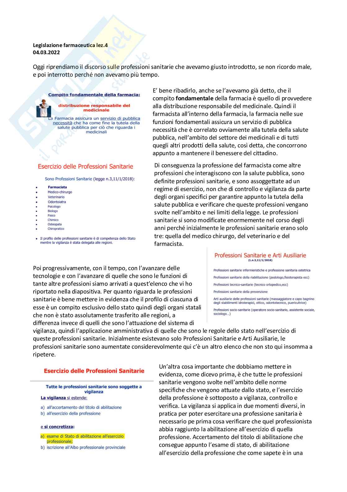 Tecnologia, socioeconomia e legislazione farmaceutiche 1 - parte 6 Pag. 46