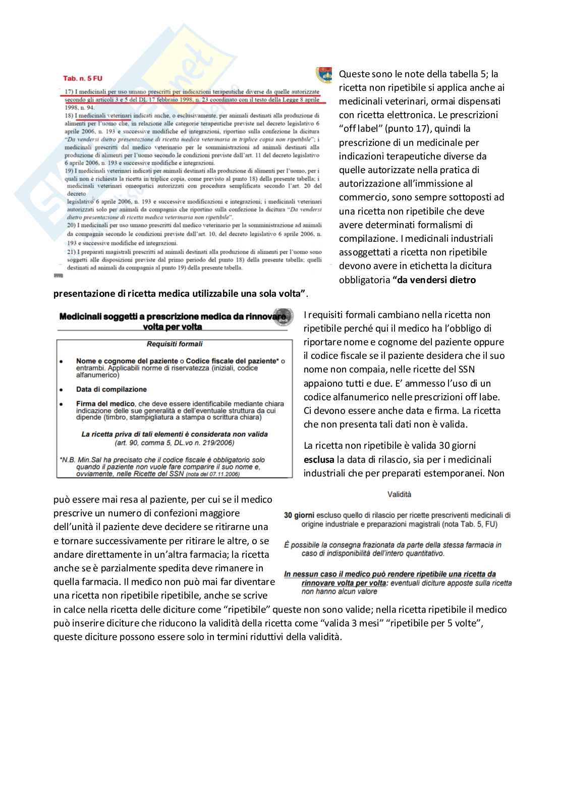 Tecnologia, socioeconomia e legislazione farmaceutiche 1 - parte 6 Pag. 76
