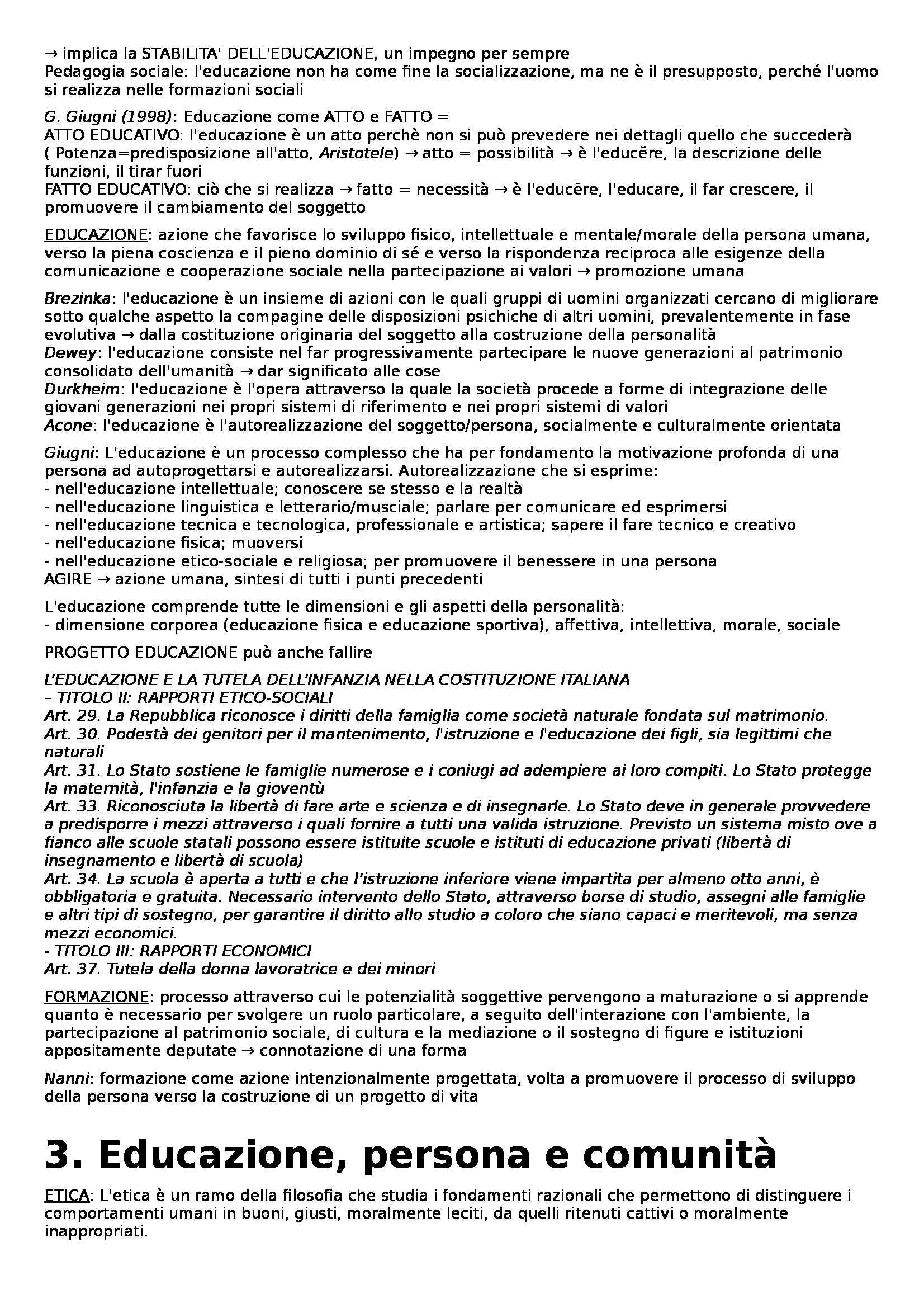 Pedagogia - Appunti Pag. 2