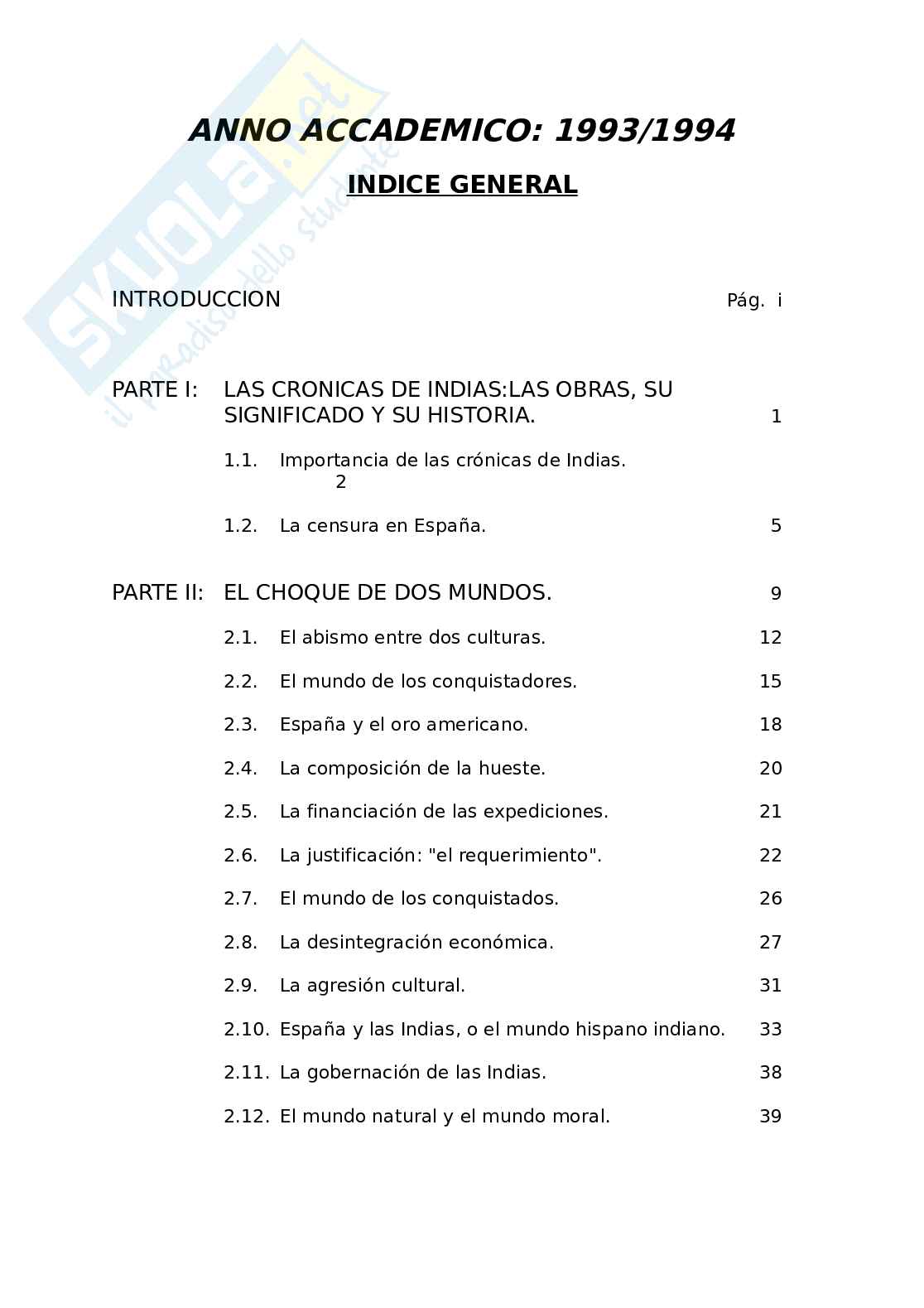Pagina titolo della tesi, indice generale e introduzione Pag. 2