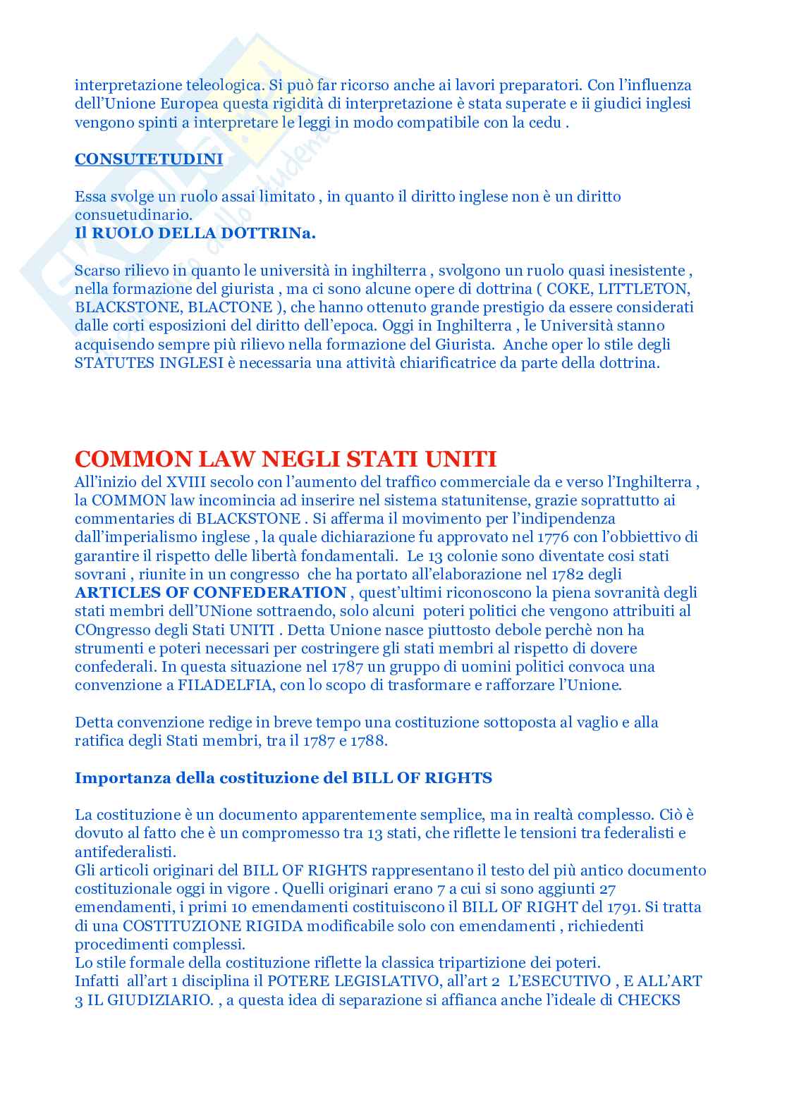 Preparazione esame Diritto privato comparato Pag. 21