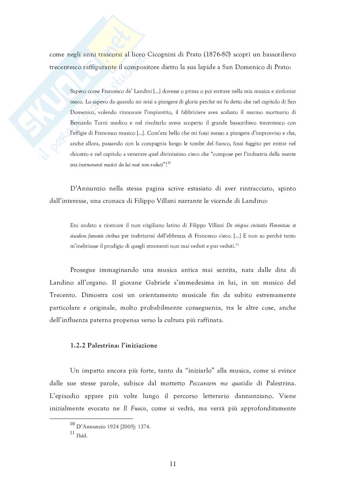 D'Annunzio e l'antica tradizione musicale italiana Pag. 11