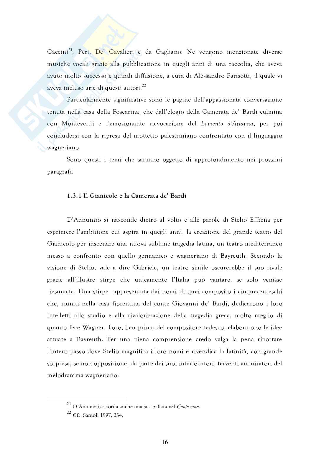 D'Annunzio e l'antica tradizione musicale italiana Pag. 16