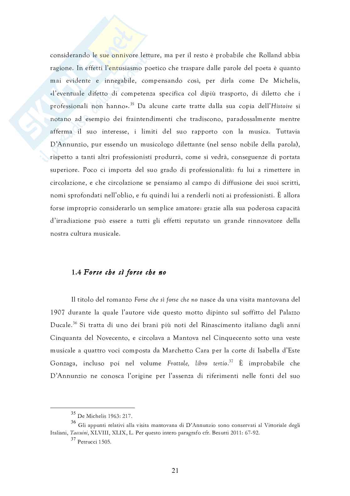 D'Annunzio e l'antica tradizione musicale italiana Pag. 21