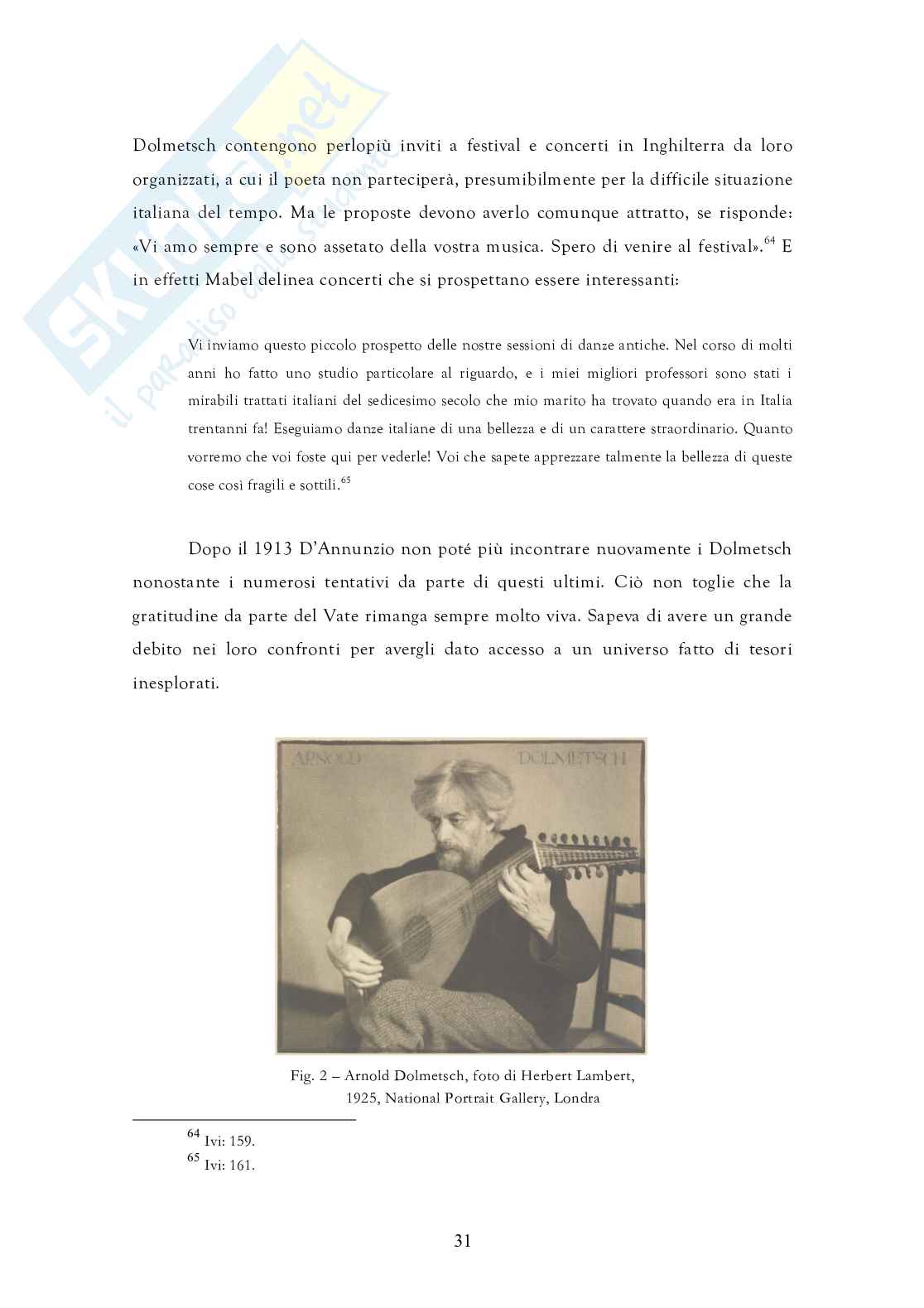 D'Annunzio e l'antica tradizione musicale italiana Pag. 31