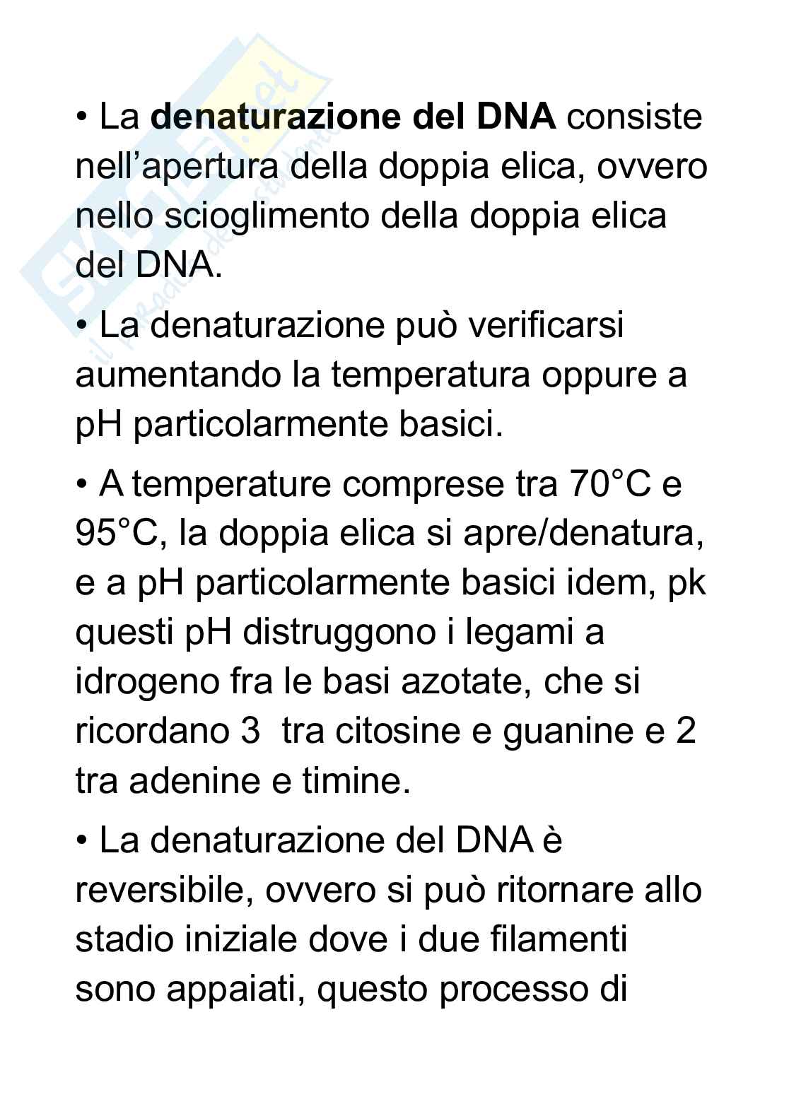 Schemi Biologia molecolare  Pag. 2