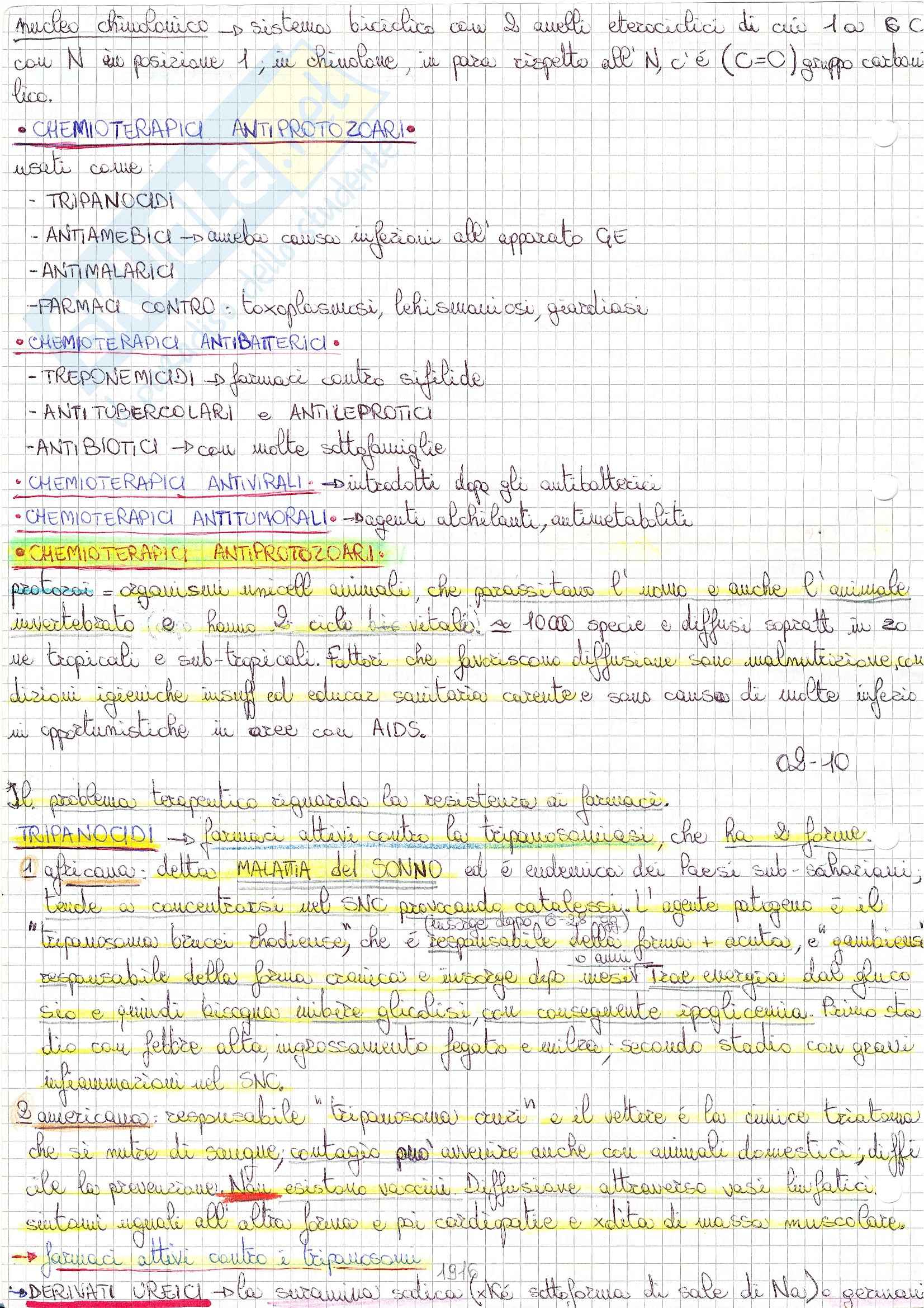 Lezioni: Appunti di Chimica farmaceutica 2 Pag. 2