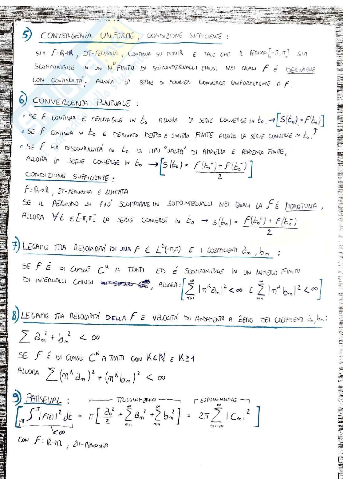 Formulario completo + domande di teoria più quotate di Metodi matematici Pag. 6