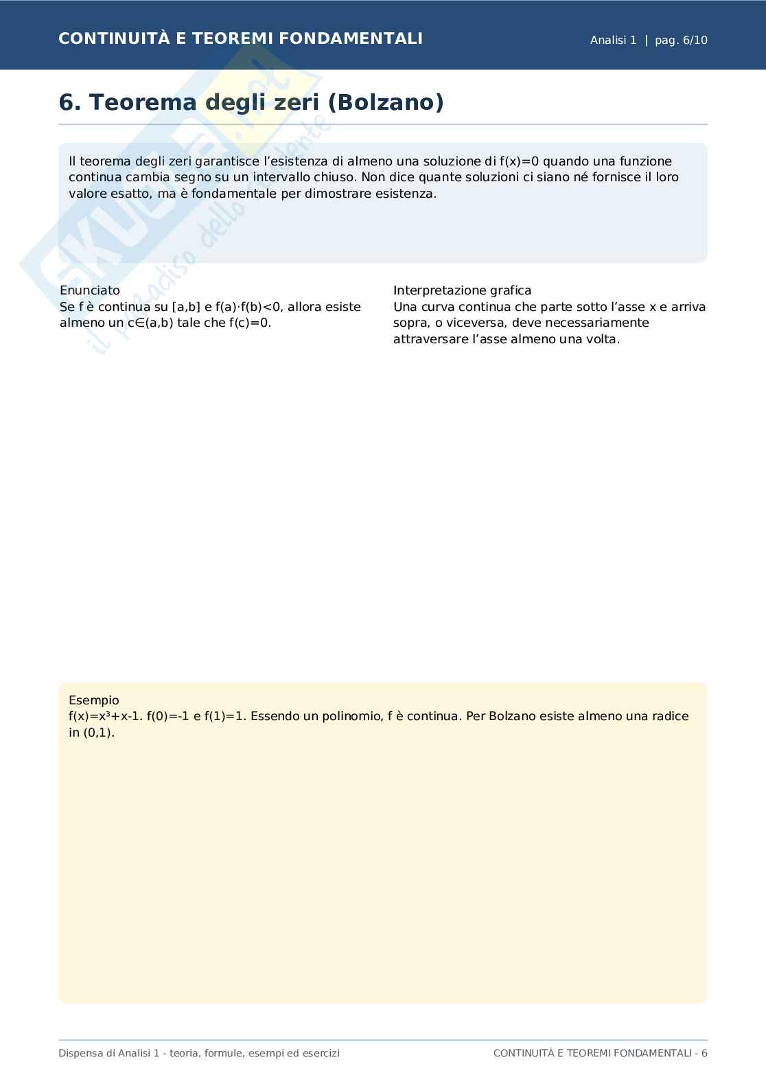 Analisi 1 Pag. 6