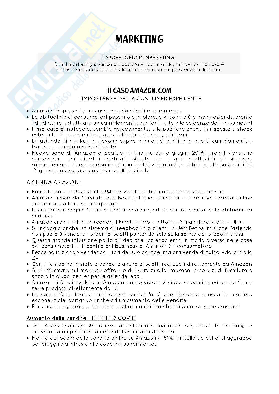 Appunti marketing Pag. 1
