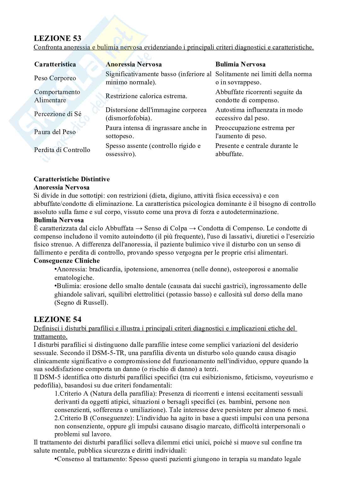 Psicologia Clinica - Paniere compilato Pag. 96
