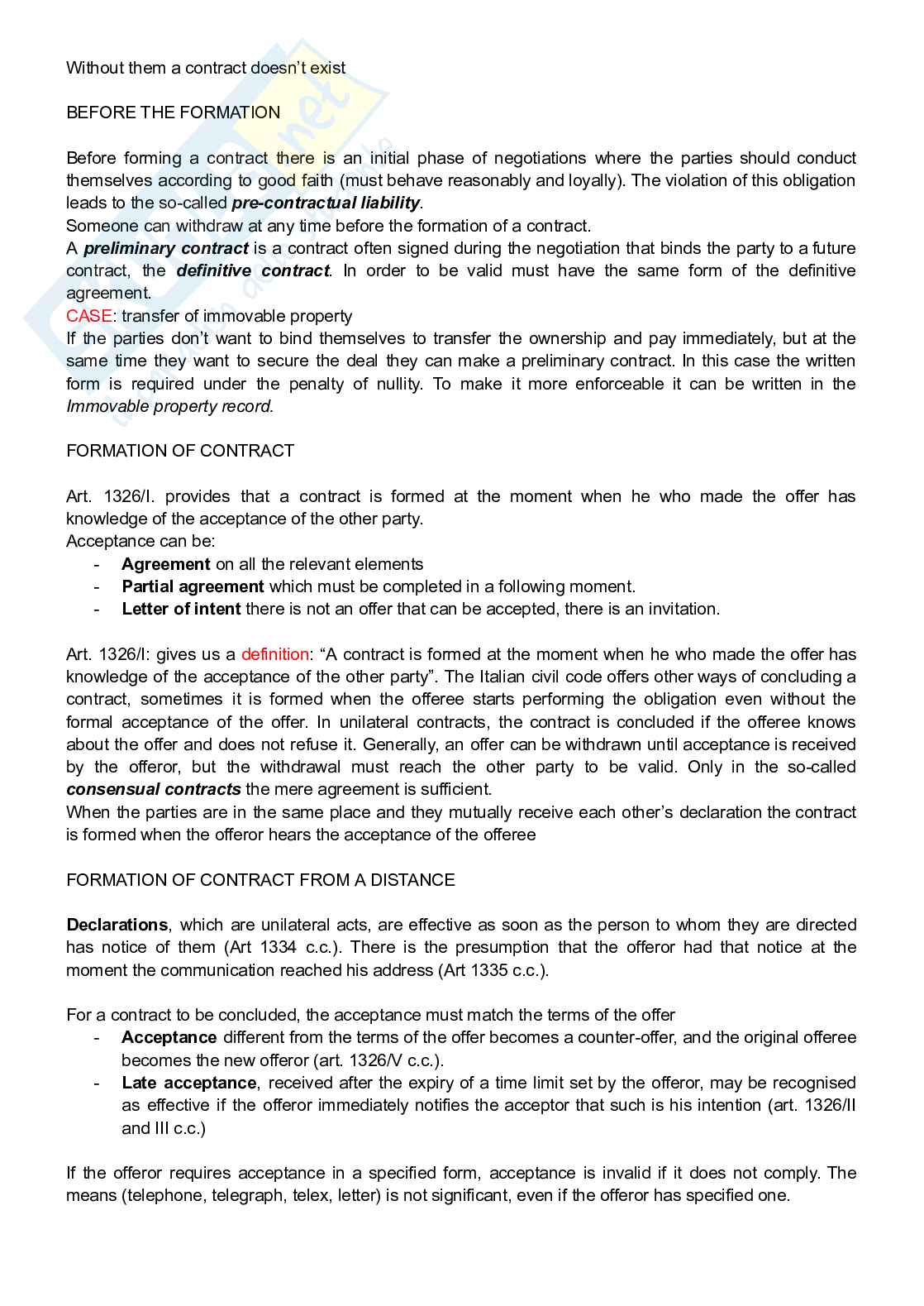Private Law, Diritto privato Pag. 16