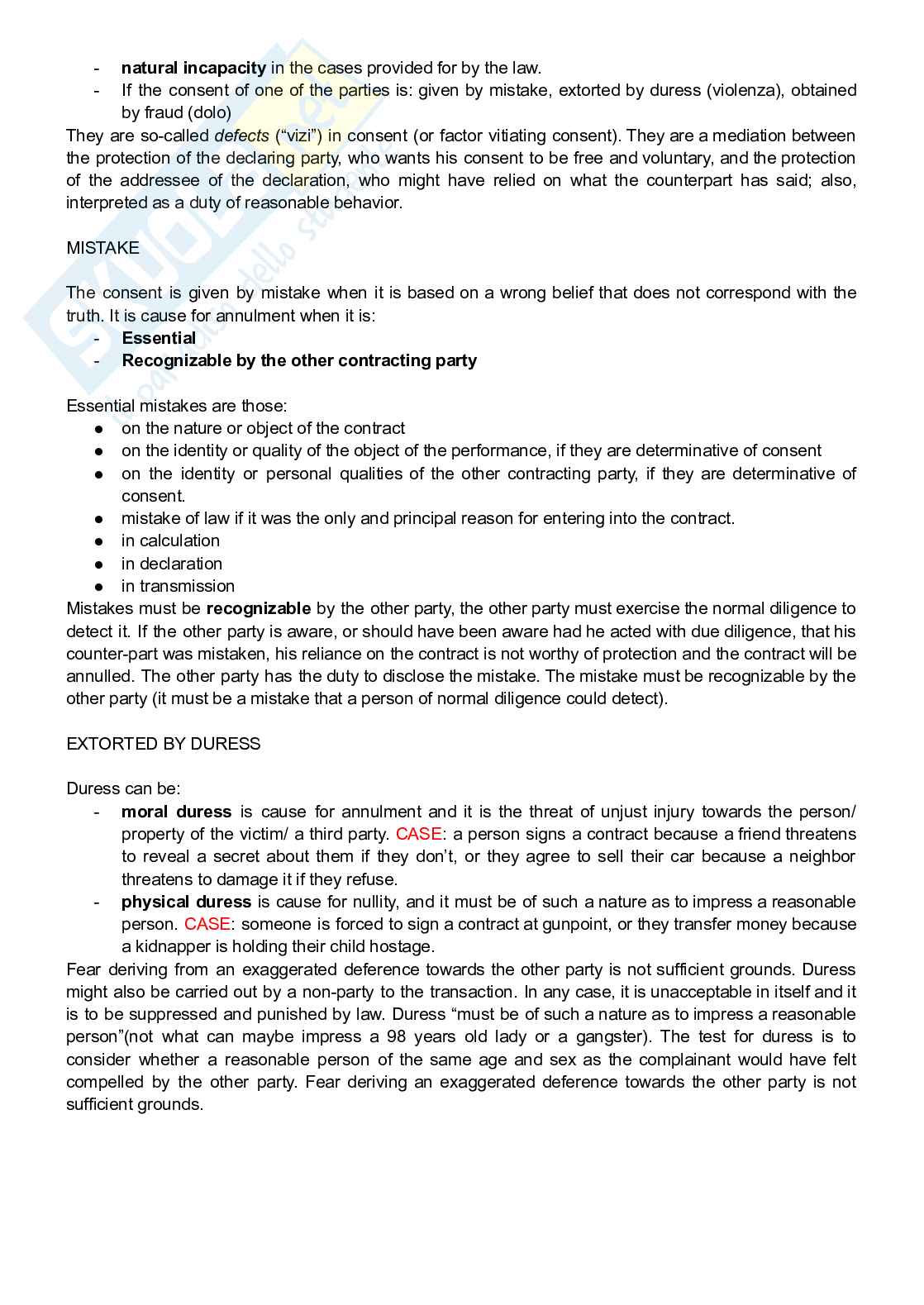 Private Law, Diritto privato Pag. 26