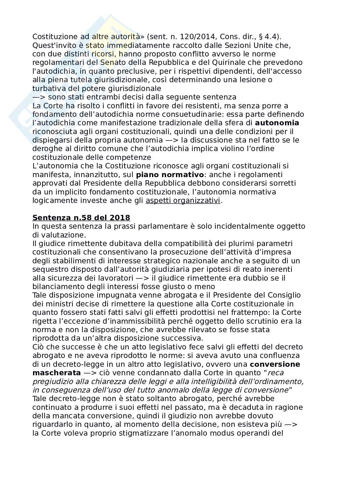Riassunto esame Diritto costituzionale, Prof. Carnevale Paolo, libro consigliato A corte...così fan tutti?, Carnevale Pag. 16