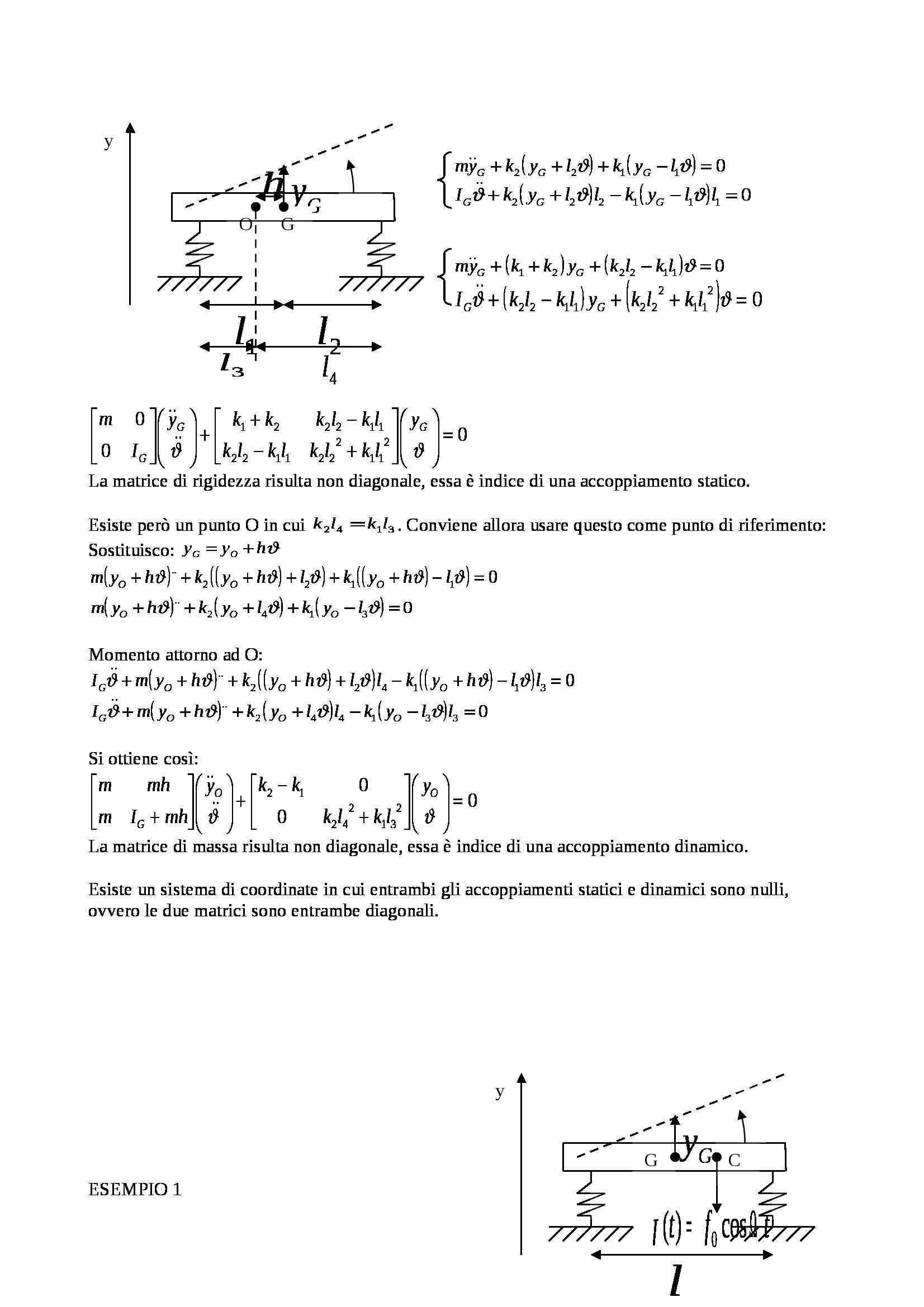 Meccanica - dinamica dei sistemi meccanici Pag. 11
